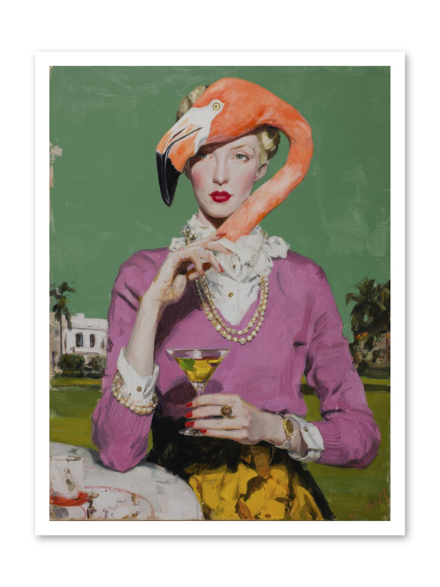 Evangeline & the Umbrella Club -- Paper Print 24x32
