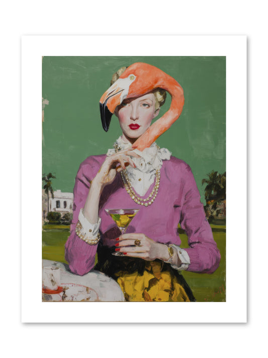 Evangeline & the Umbrella Club -- Paper Print 9x12