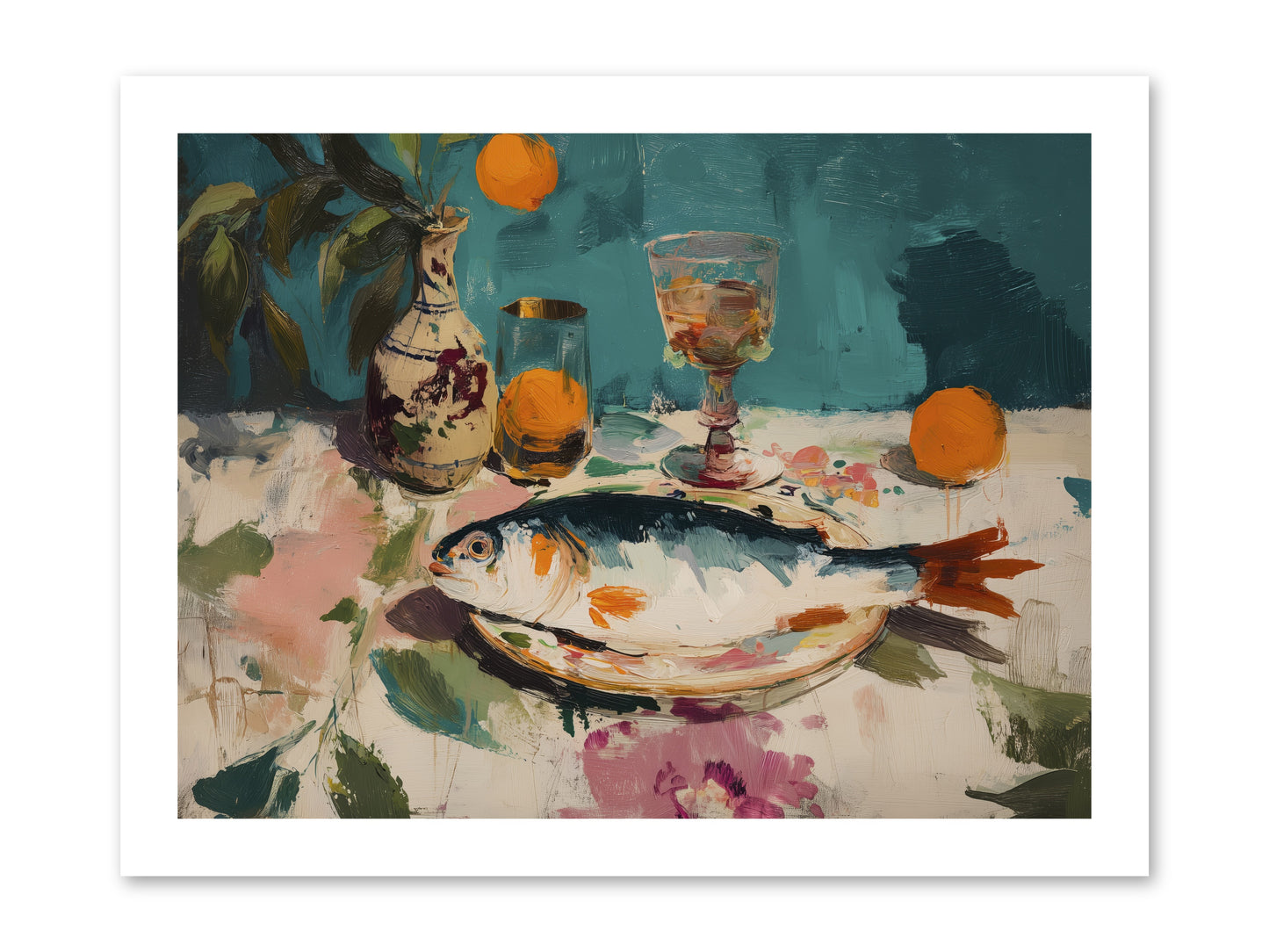 Evening Celebration -- Loose Canvas Print 16x12
