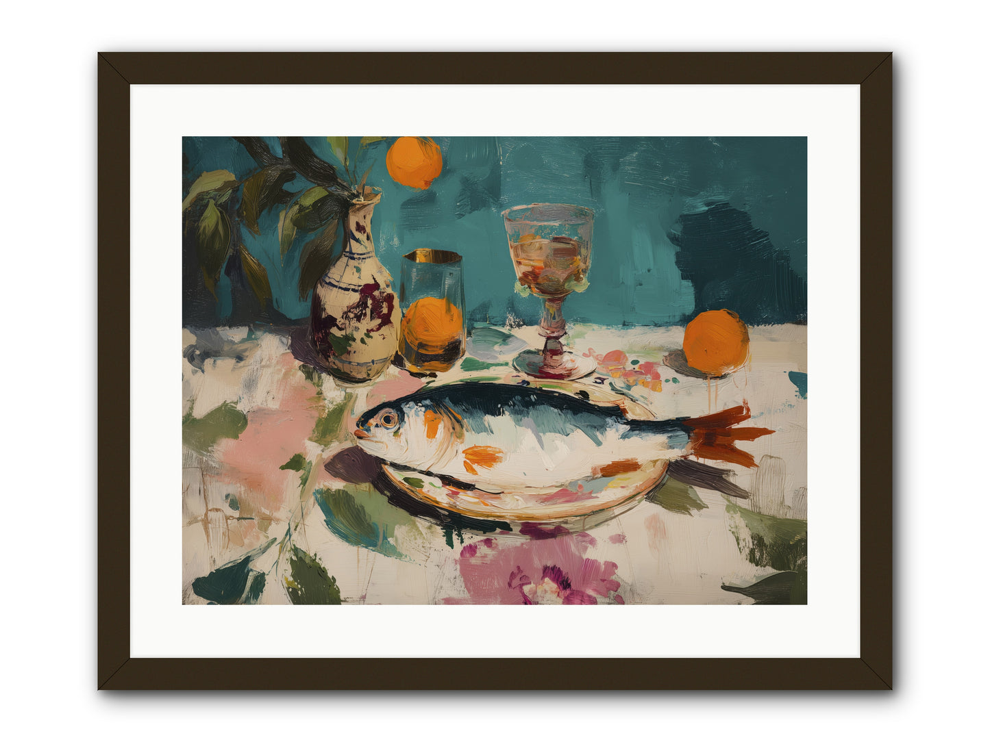 Evening Celebration -- Framed Print - Black 24x18