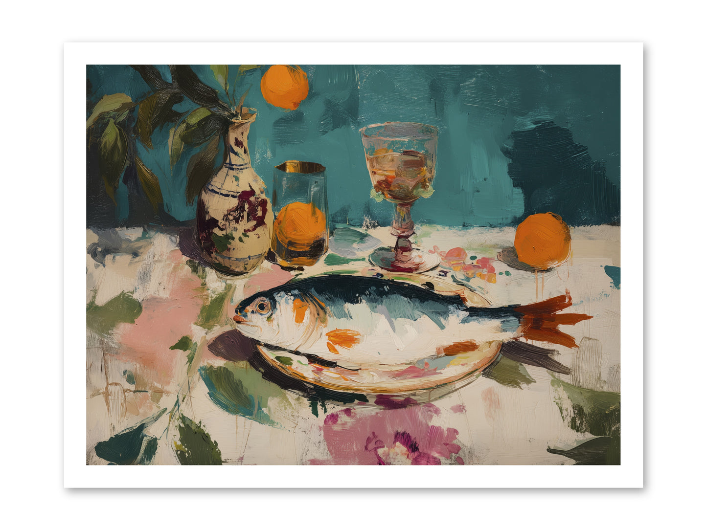 Evening Celebration -- Paper Print 24x18