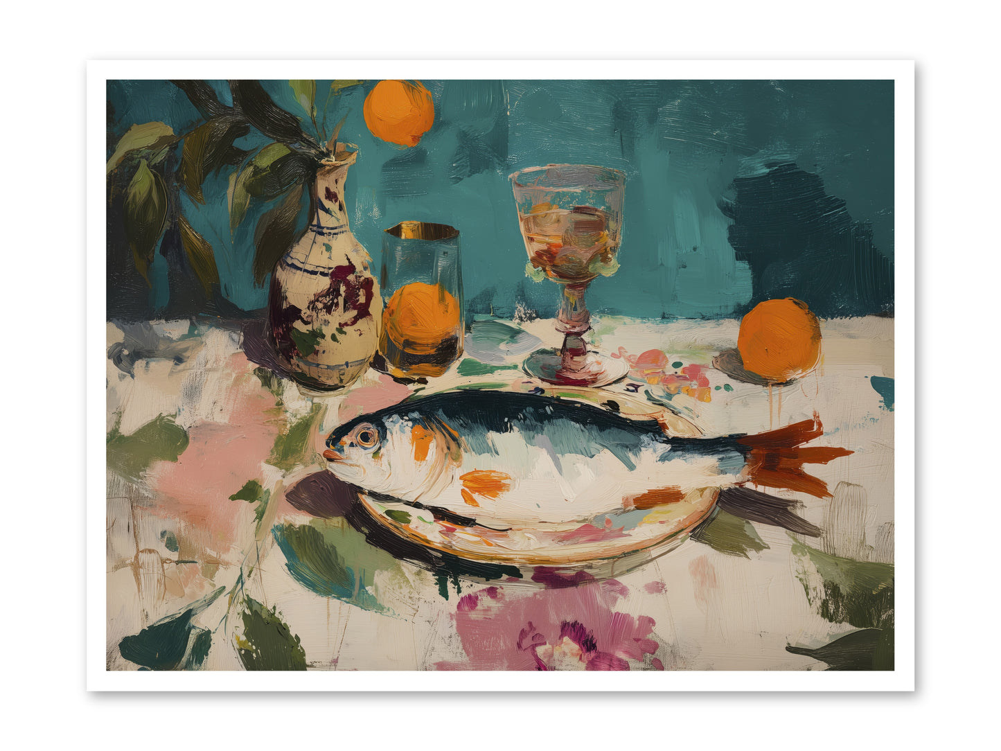 Evening Celebration -- Loose Canvas Print 40x30
