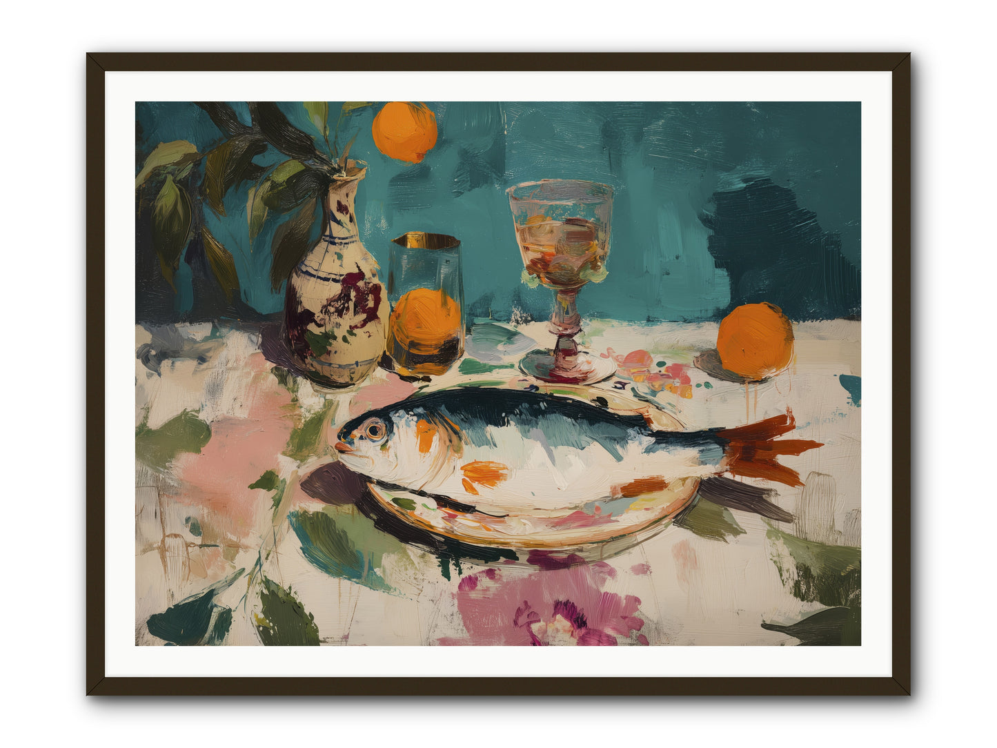 Evening Celebration -- Framed Print - Black 48x36