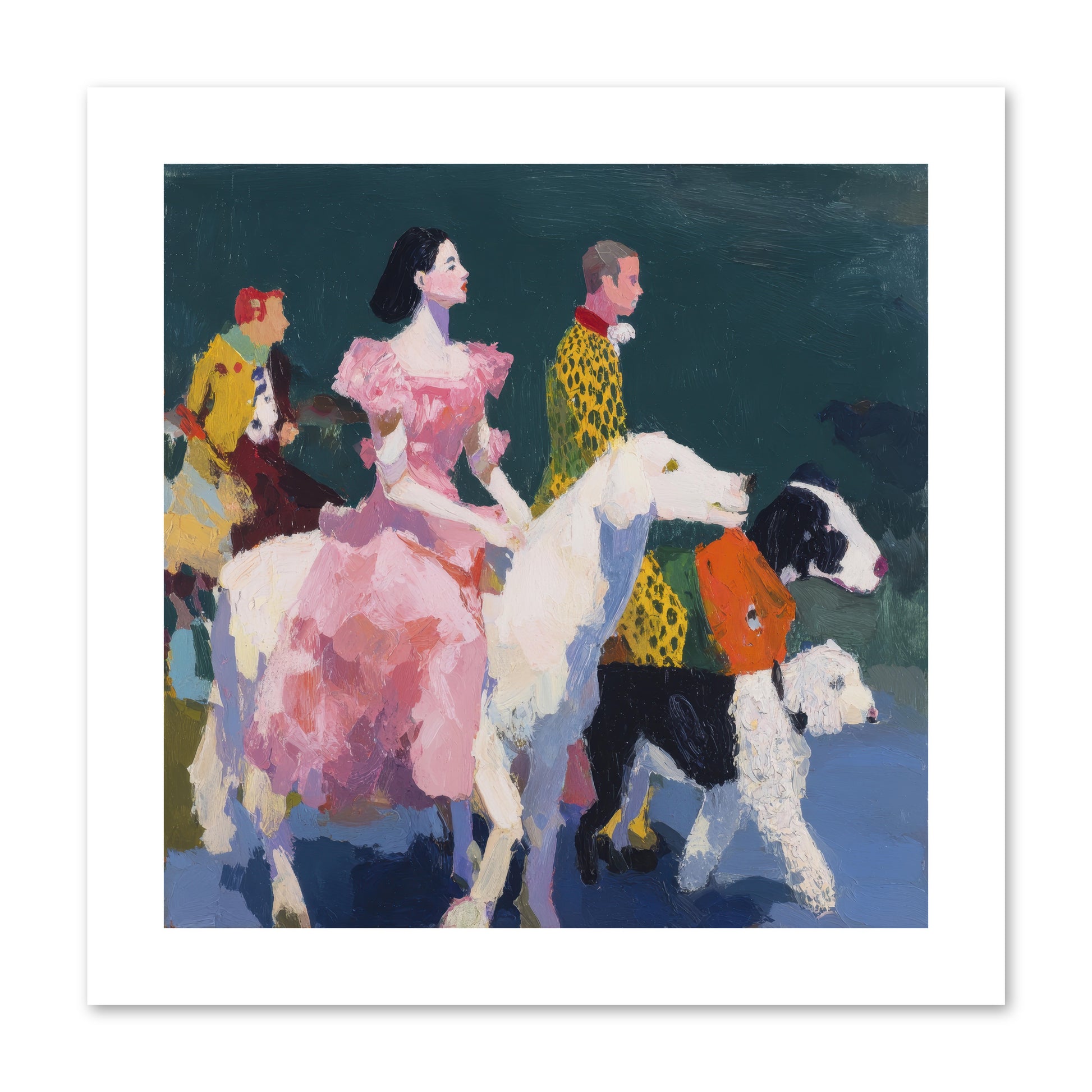 Evening Parade -- Paper Print 10x10