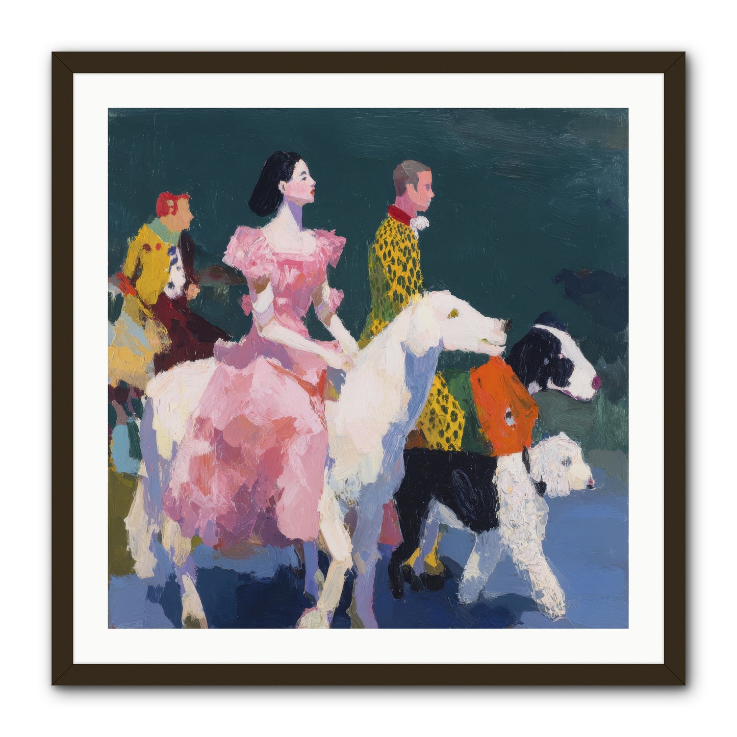 Evening Parade -- Framed Print - Black 30x30