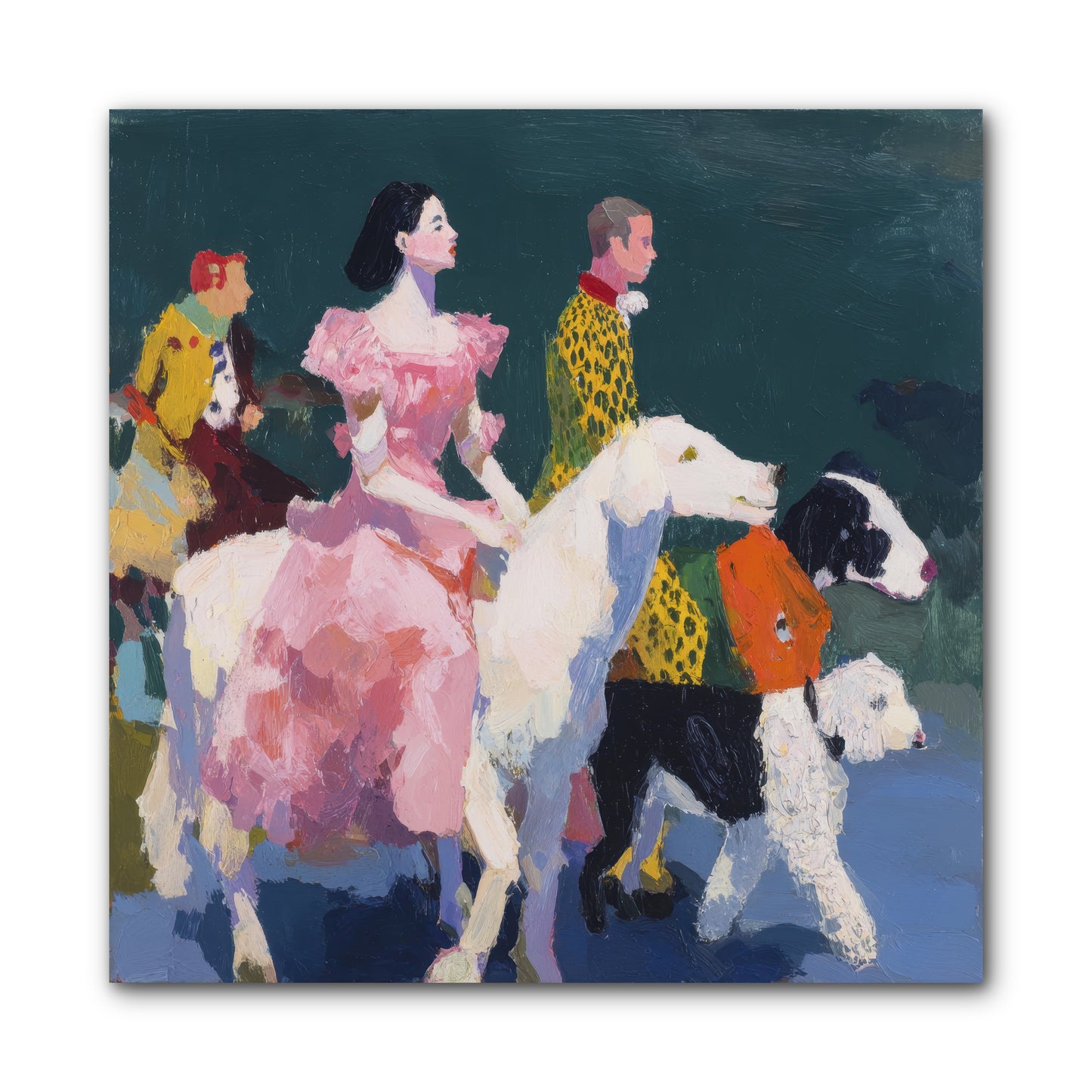 Evening Parade -- Wrapped Canvas 10x10