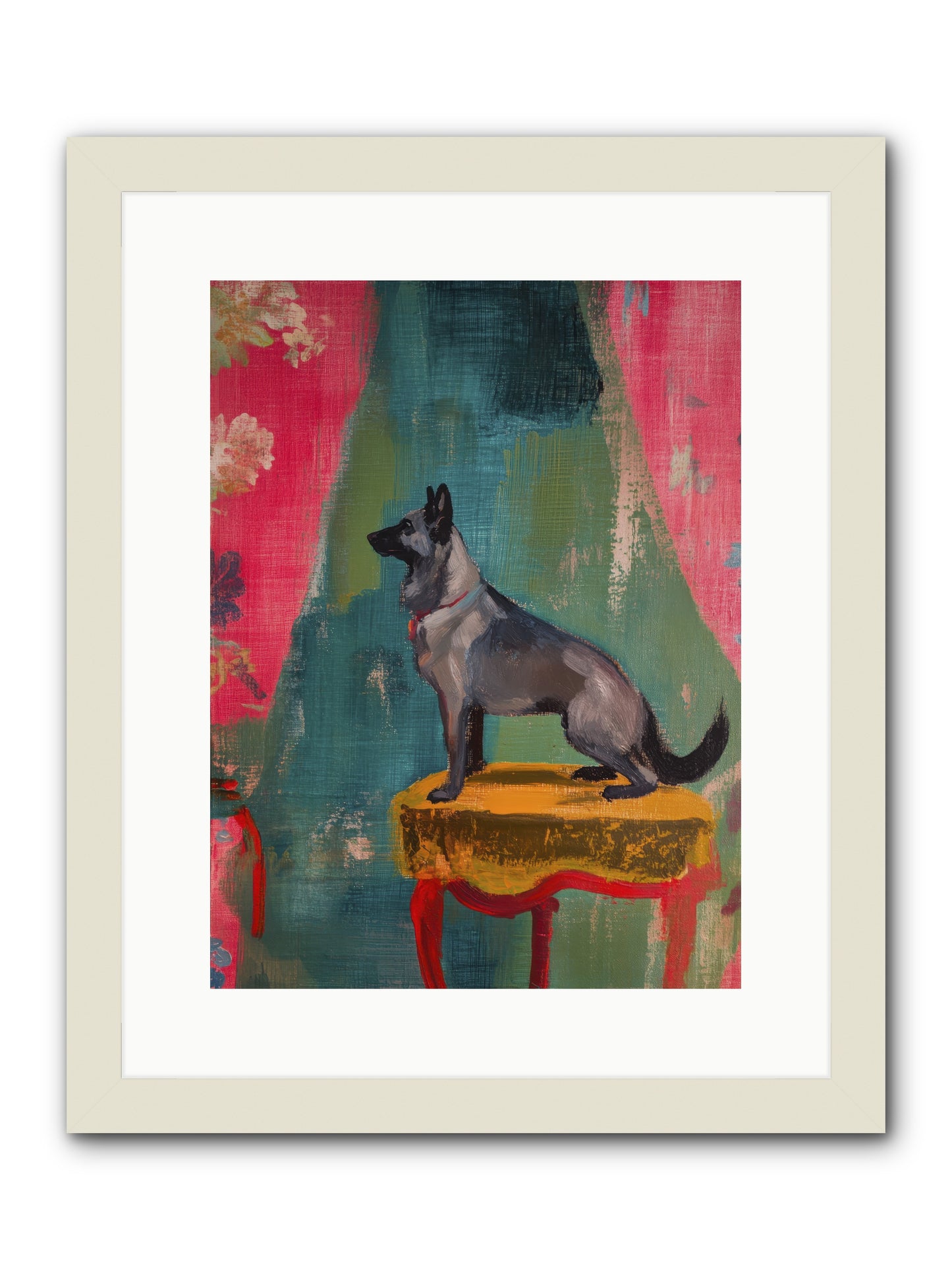 Evening Star -- Framed Print - White 12x16