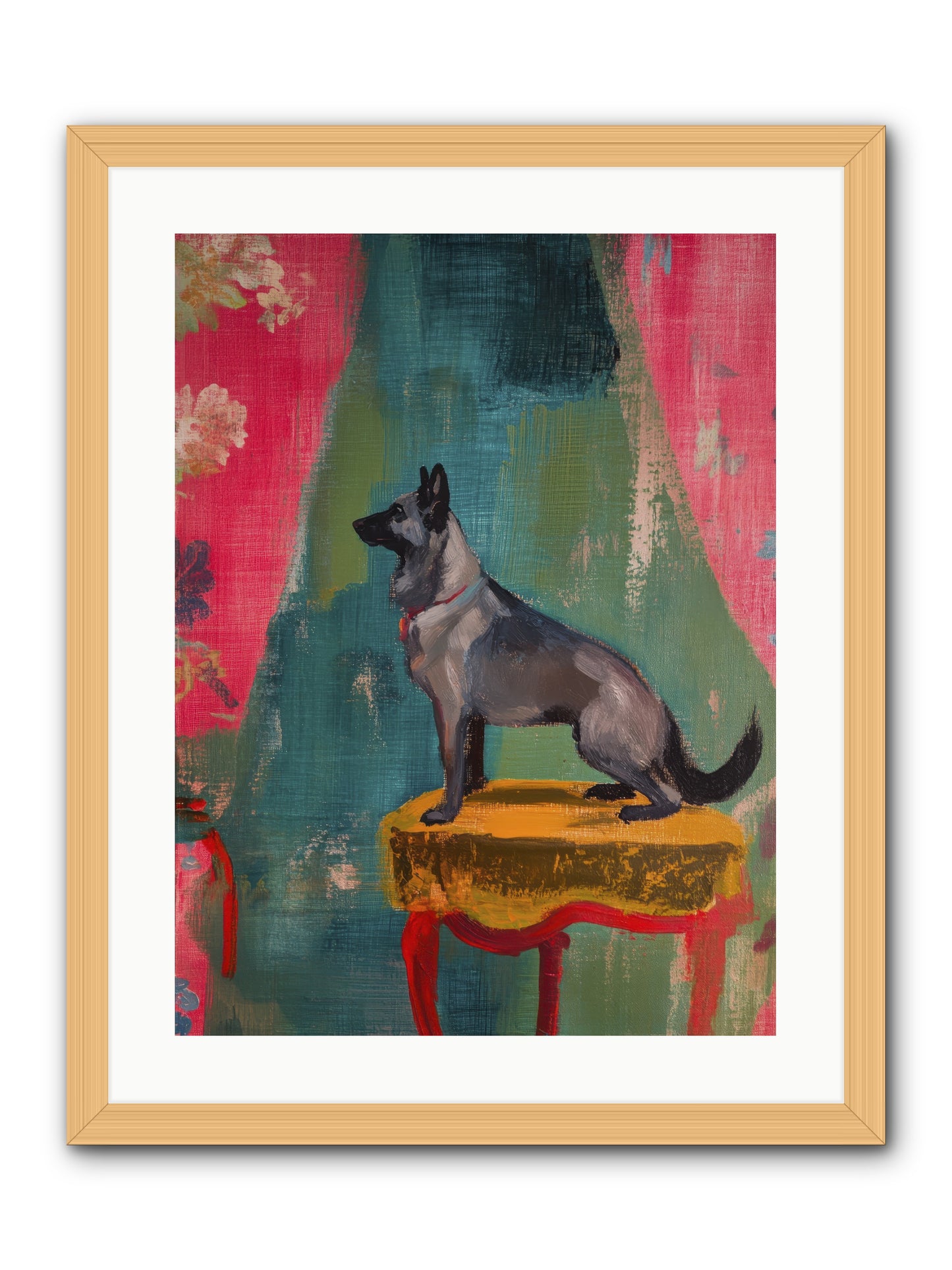 Evening Star -- Framed Print - Natural 18x24