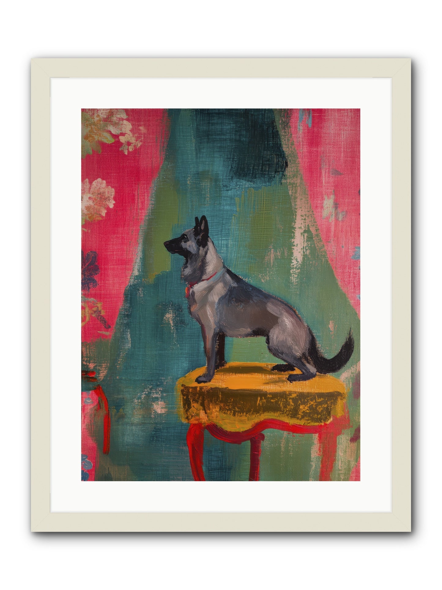 Evening Star -- Framed Print - White 18x24