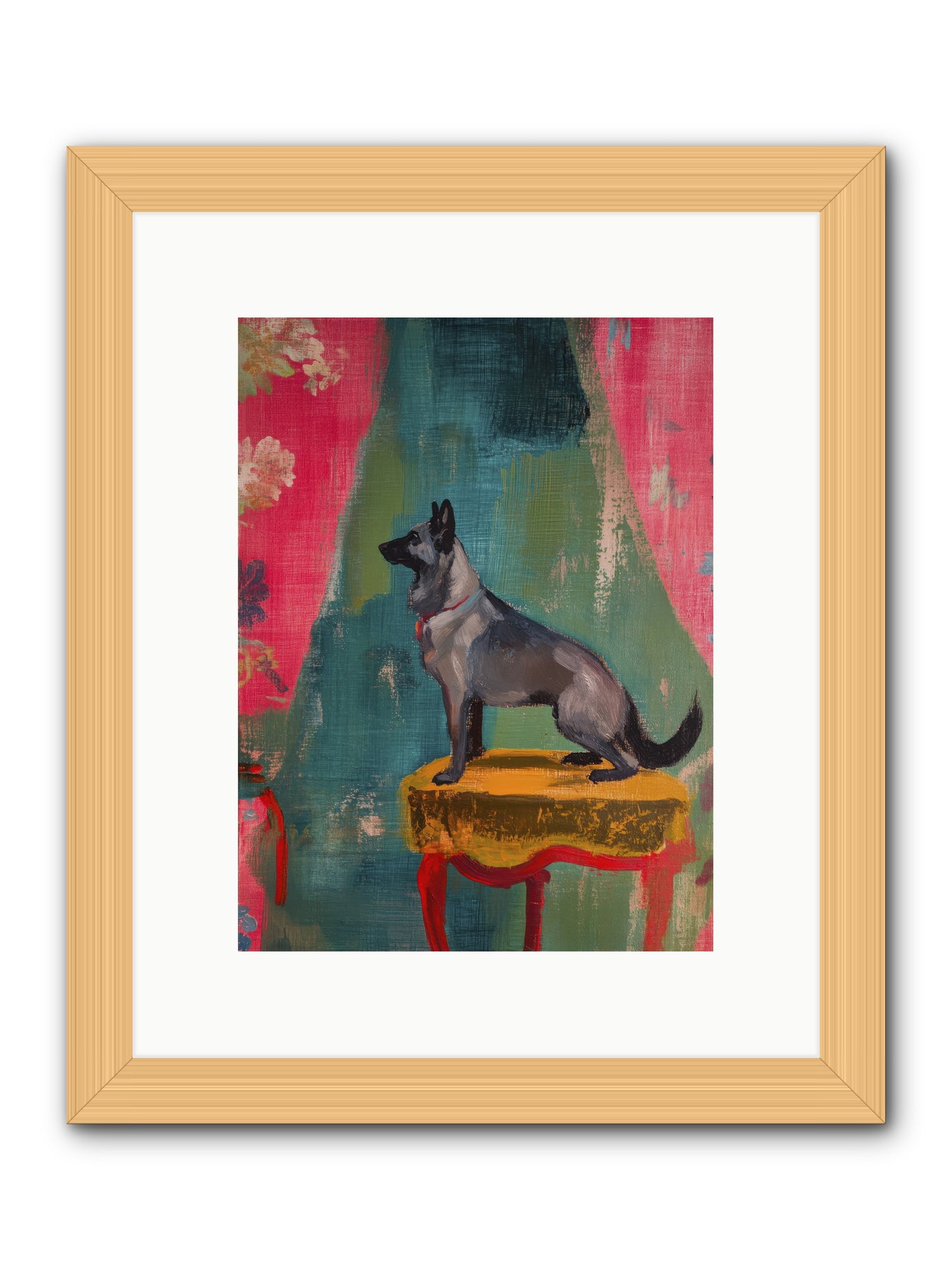 Evening Star -- Framed Print - Natural 9x12
