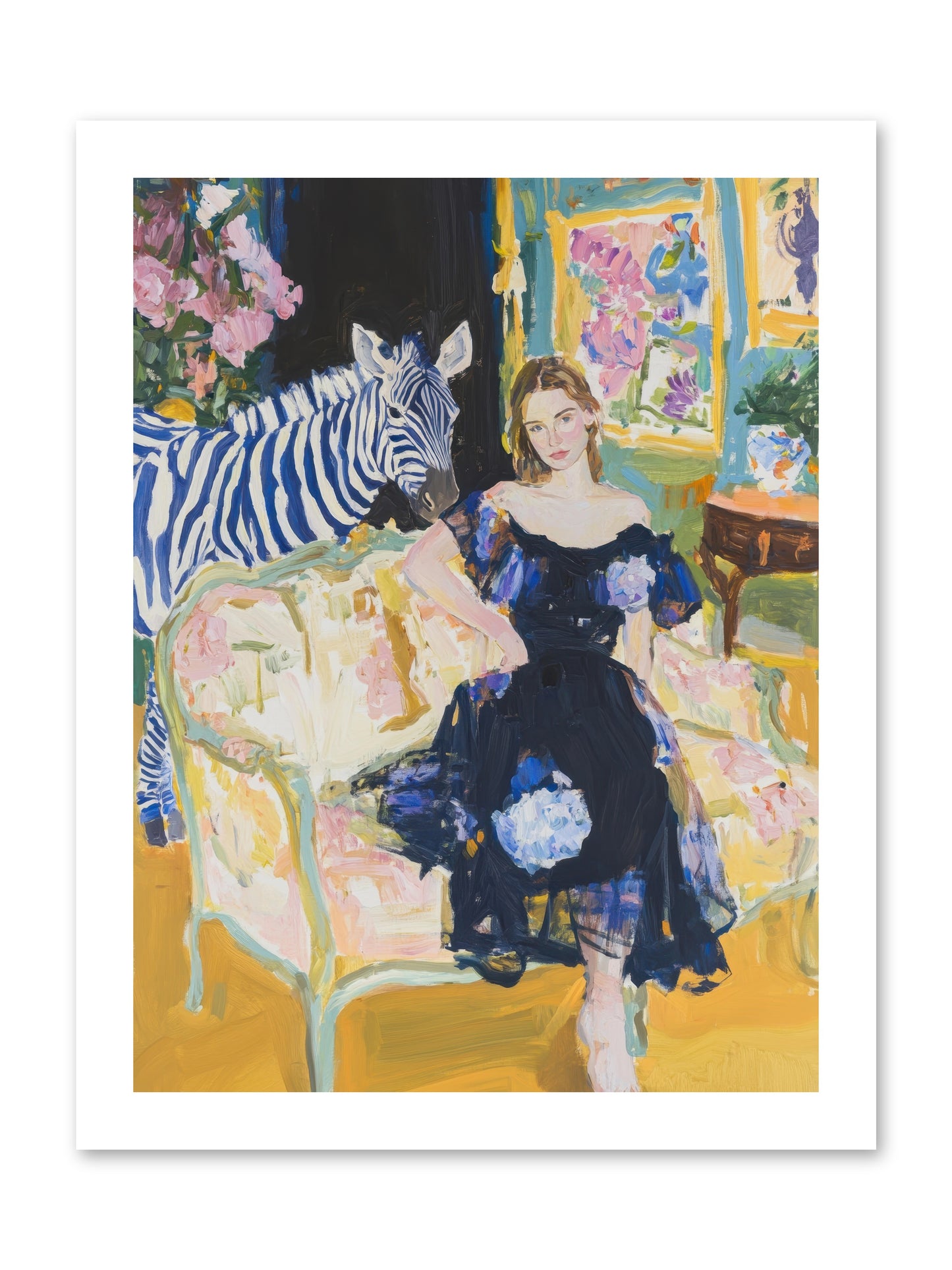 Evening Stripes -- Paper Print 12x16