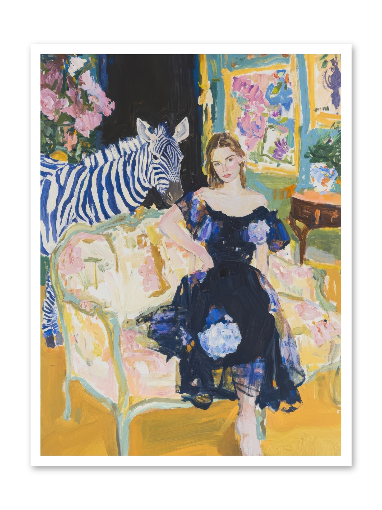 Evening Stripes -- Loose Canvas Print 30x40