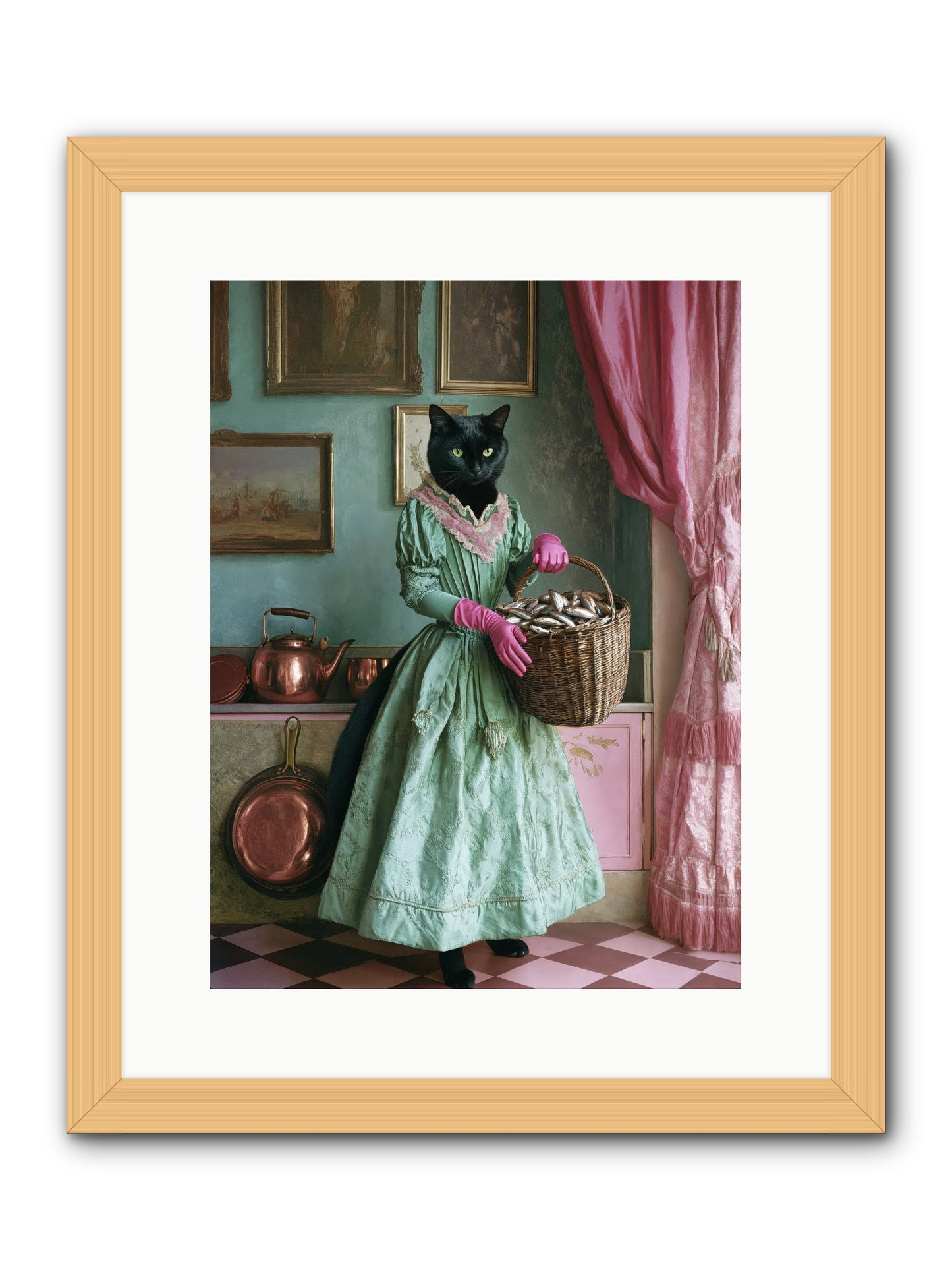 Evening Tastes Like SilverRez -- Framed Print - Natural 12x16