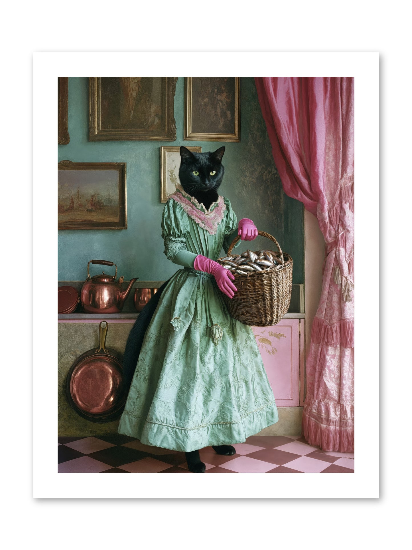 Evening Tastes Like SilverRez -- Paper Print 12x16