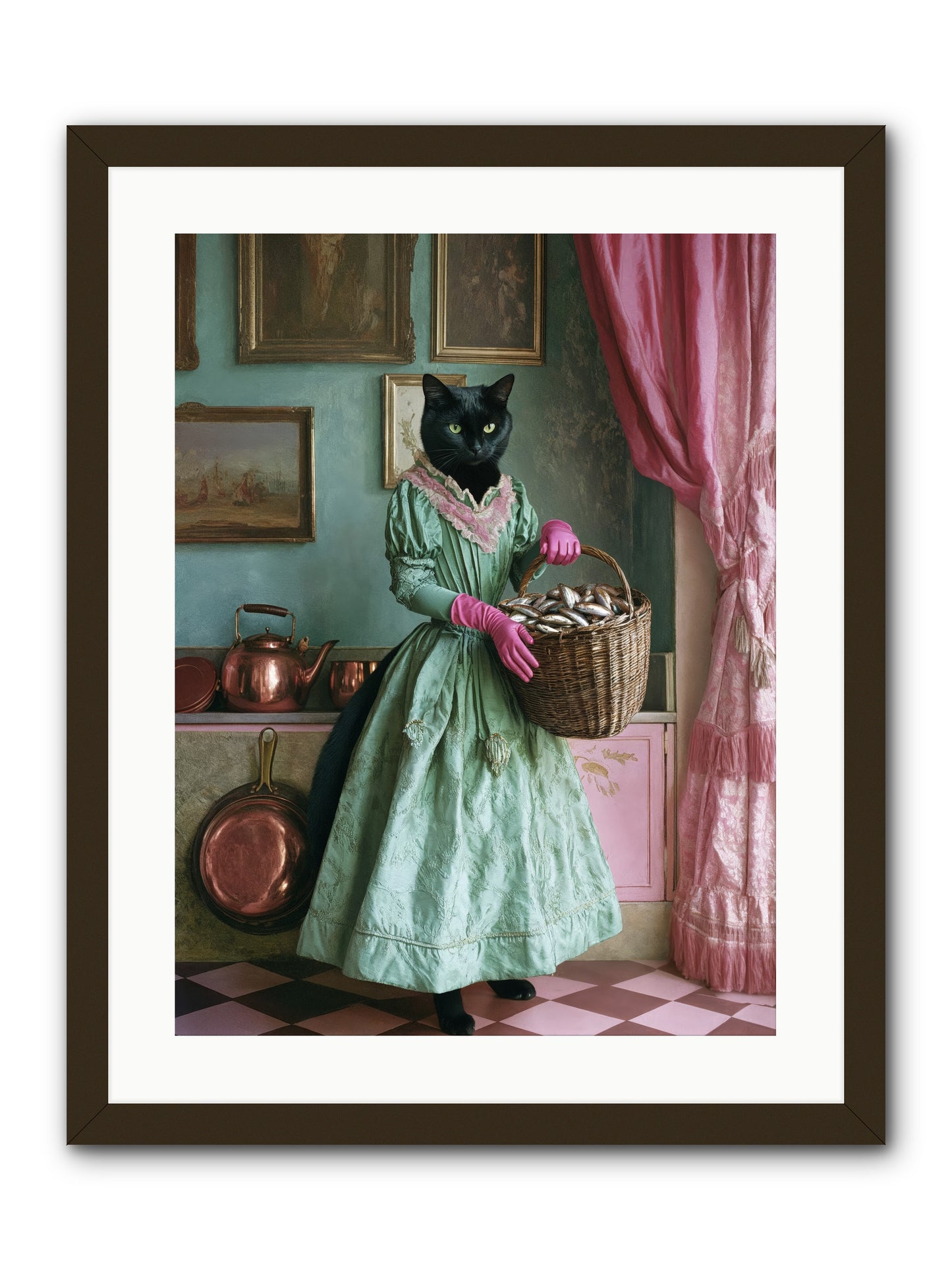 Evening Tastes Like SilverRez -- Framed Print - Black 18x24
