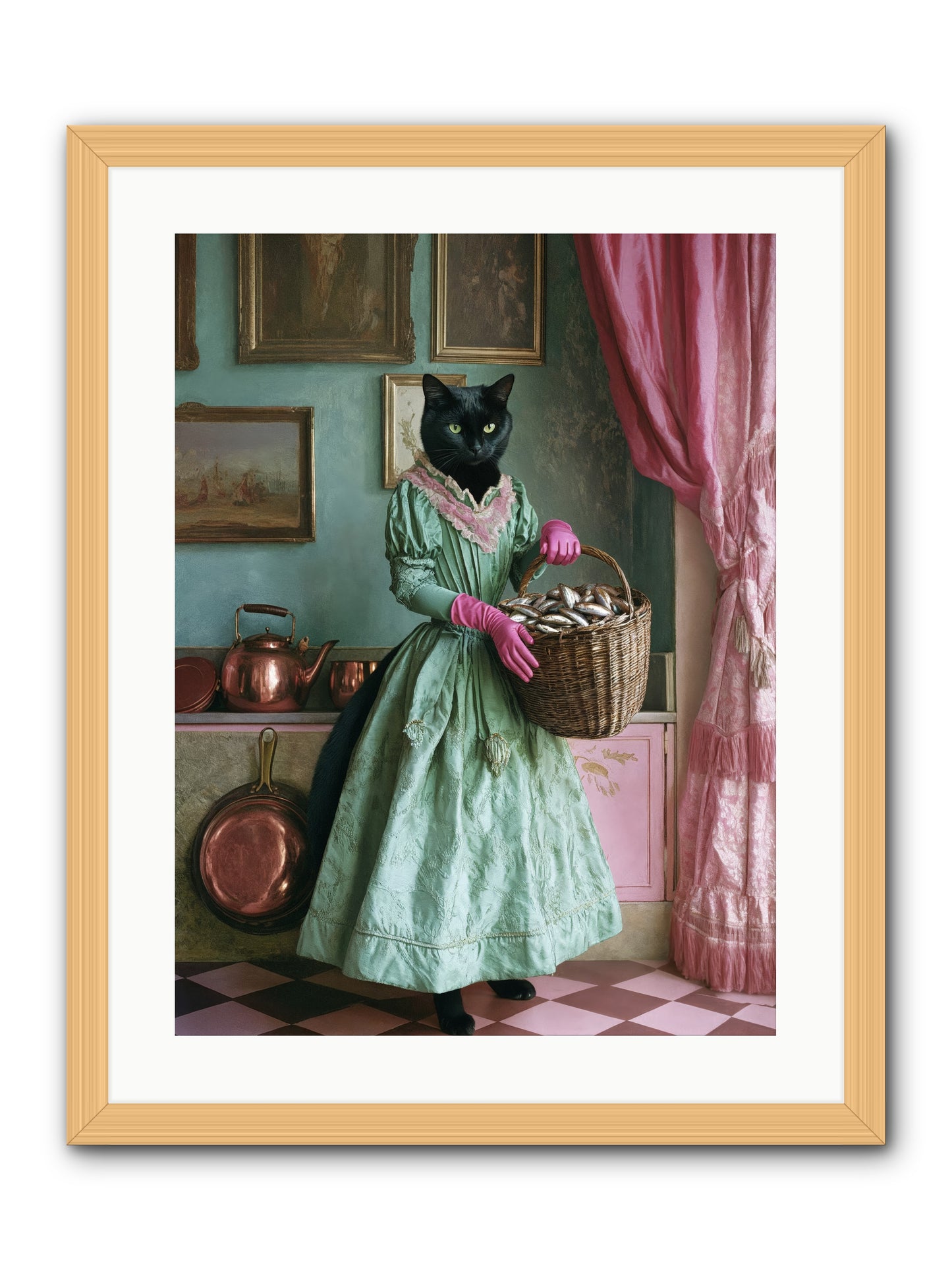 Evening Tastes Like SilverRez -- Framed Print - Natural 18x24