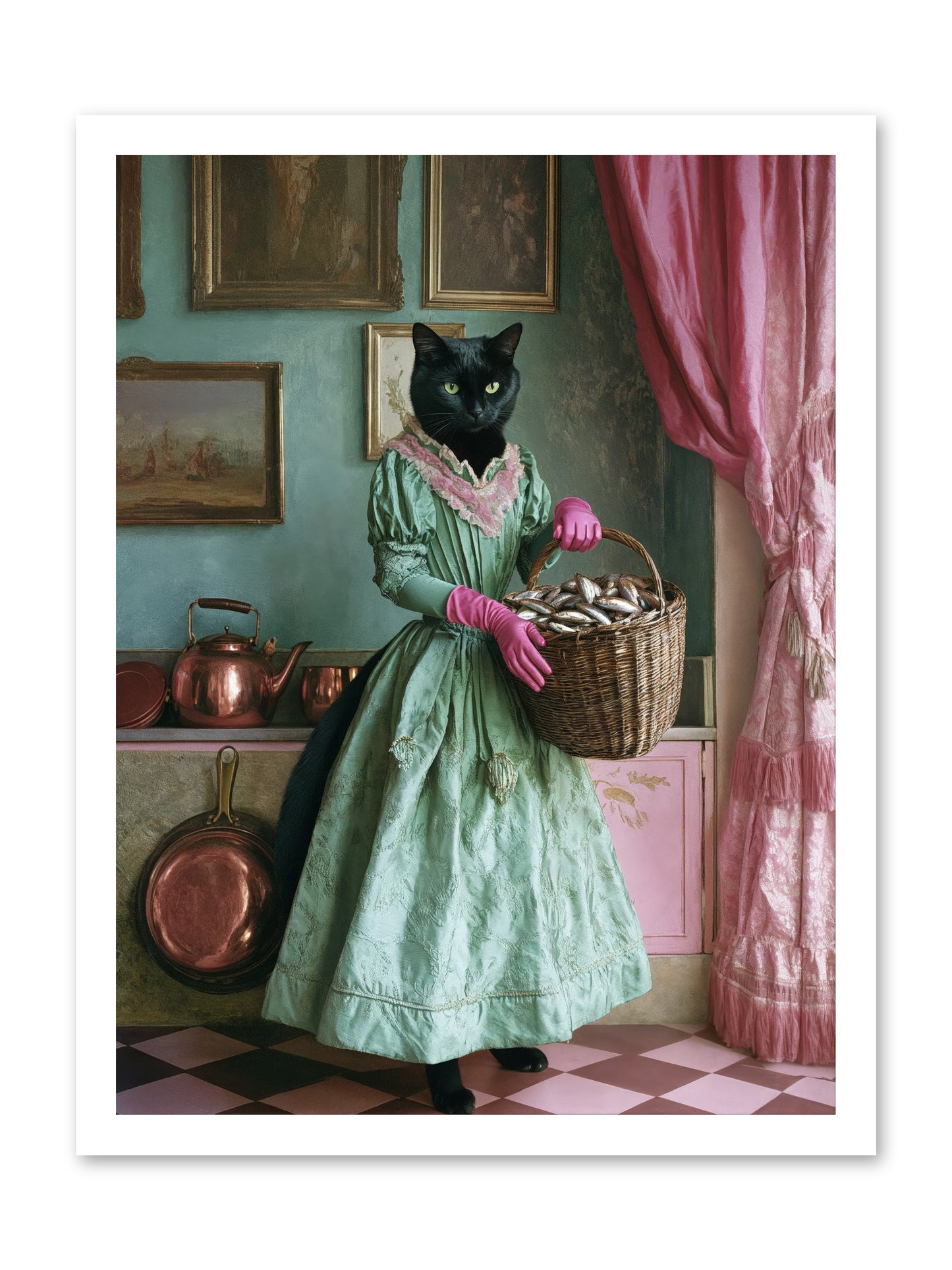 Evening Tastes Like SilverRez -- Paper Print 18x24