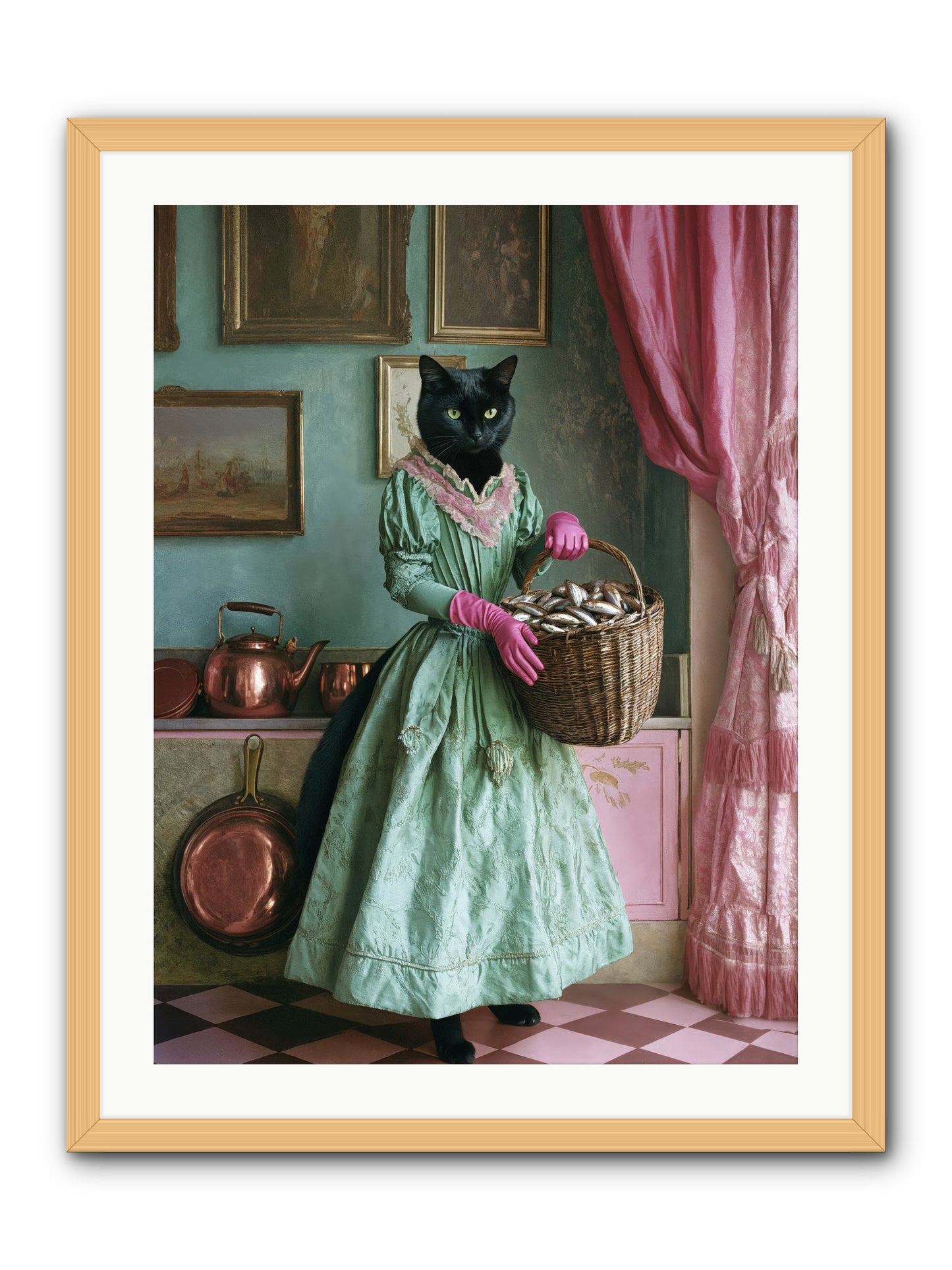 Evening Tastes Like SilverRez -- Framed Print - Natural 24x32