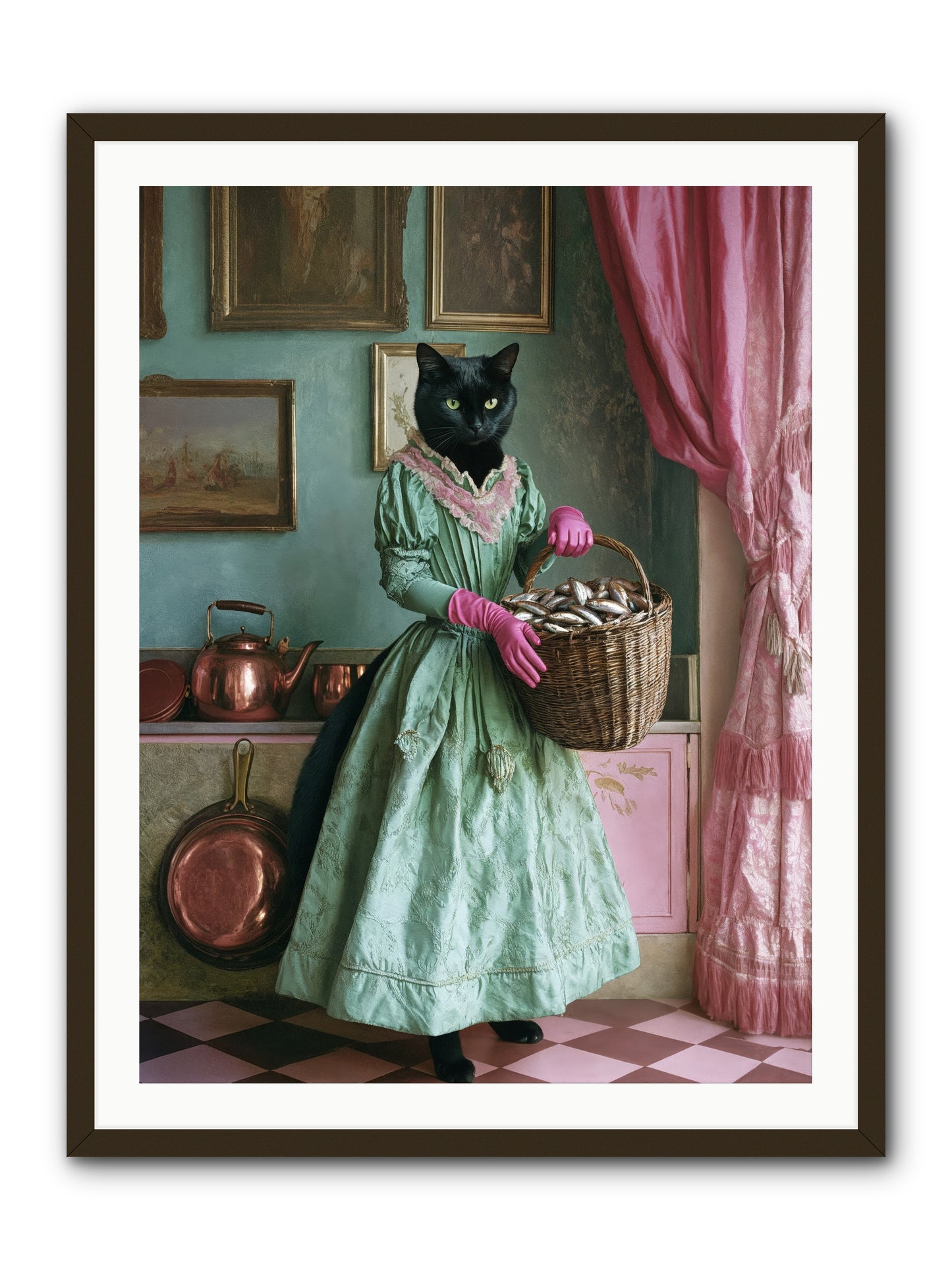 Evening Tastes Like SilverRez -- Framed Print - Black 30x40