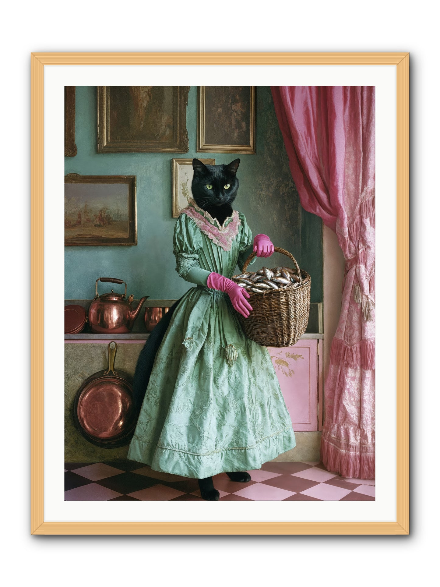 Evening Tastes Like SilverRez -- Framed Print - Natural 30x40