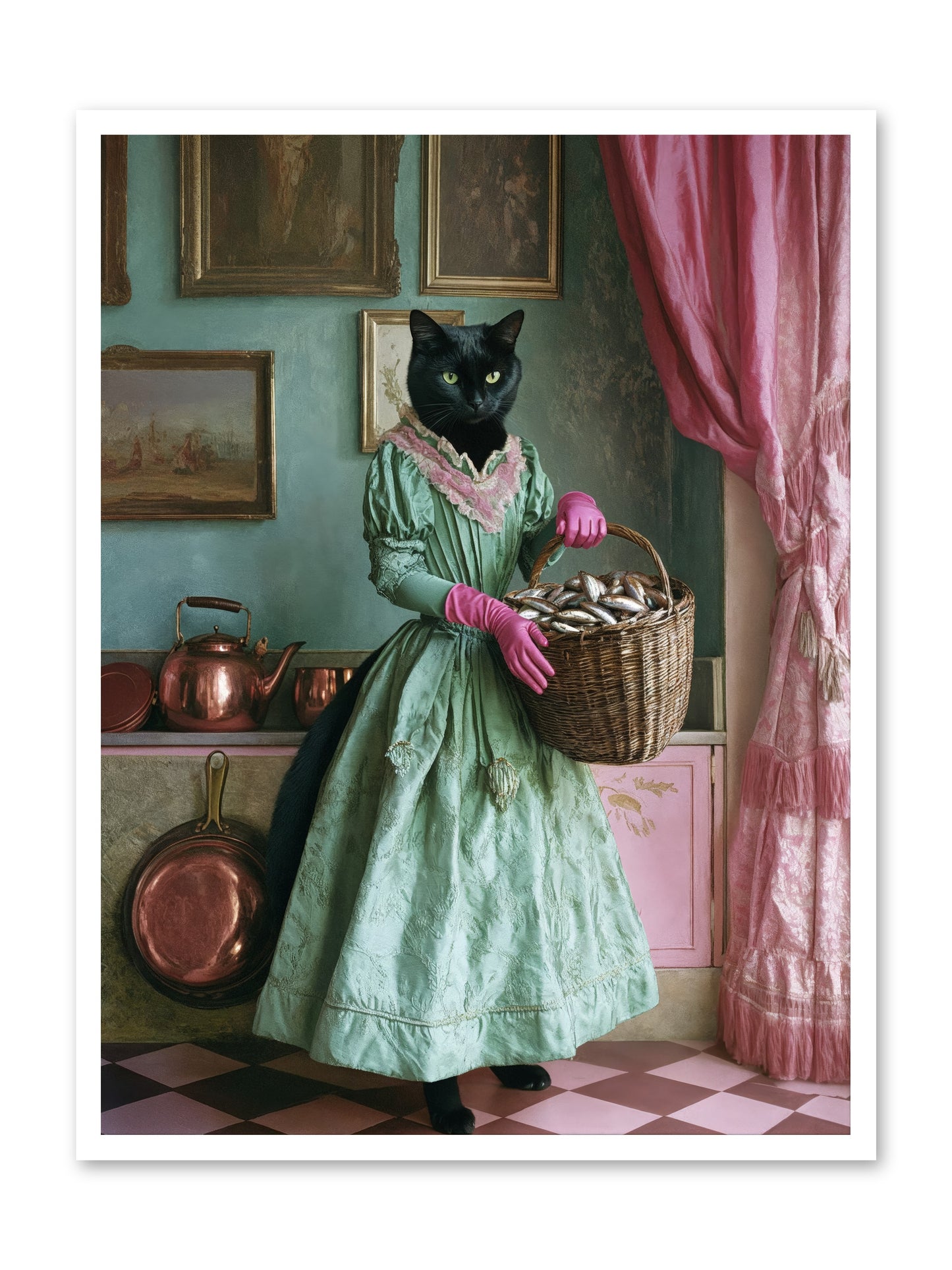 Evening Tastes Like SilverRez -- Paper Print 30x40