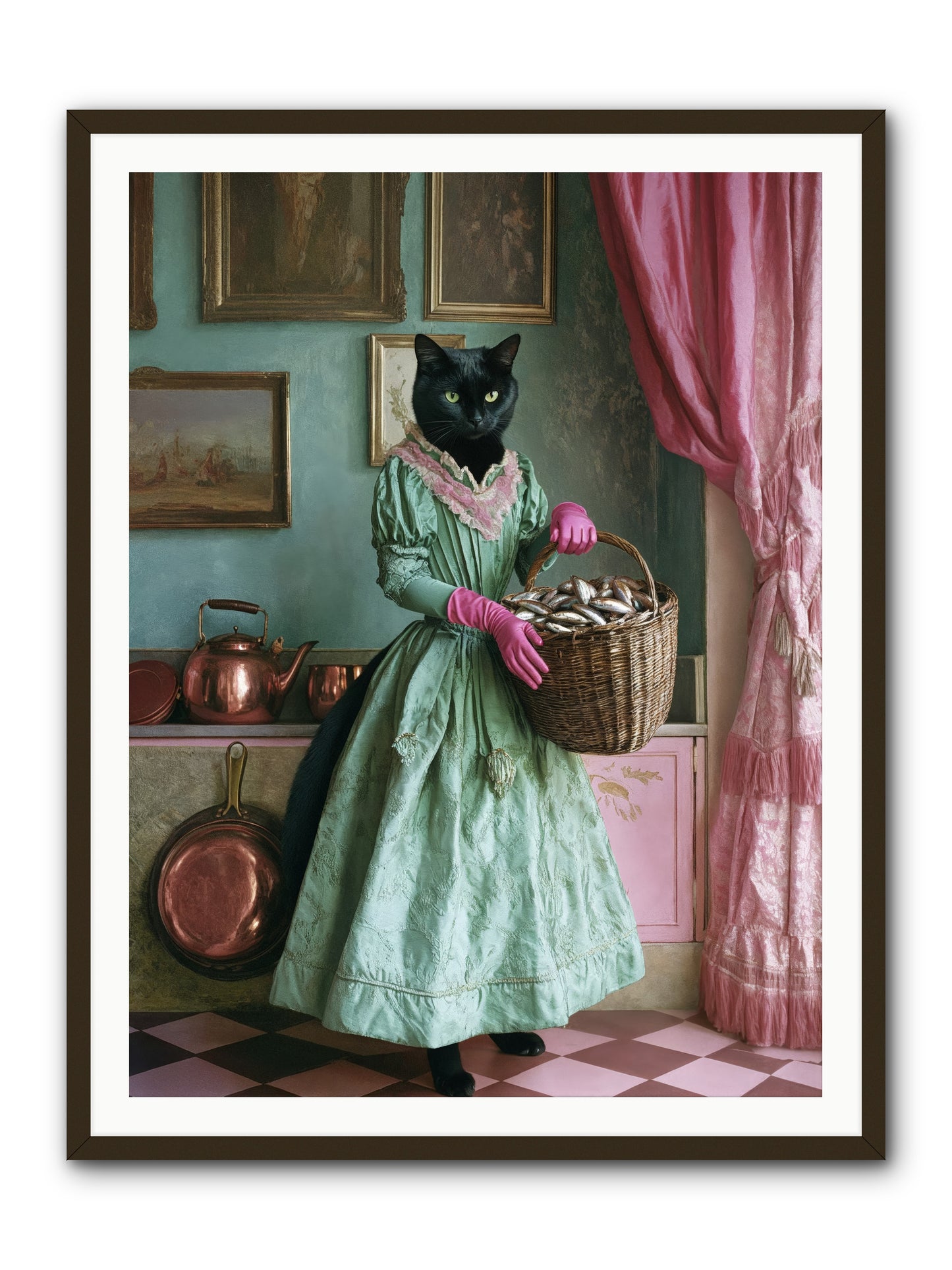 Evening Tastes Like SilverRez -- Framed Print - Black 36x48