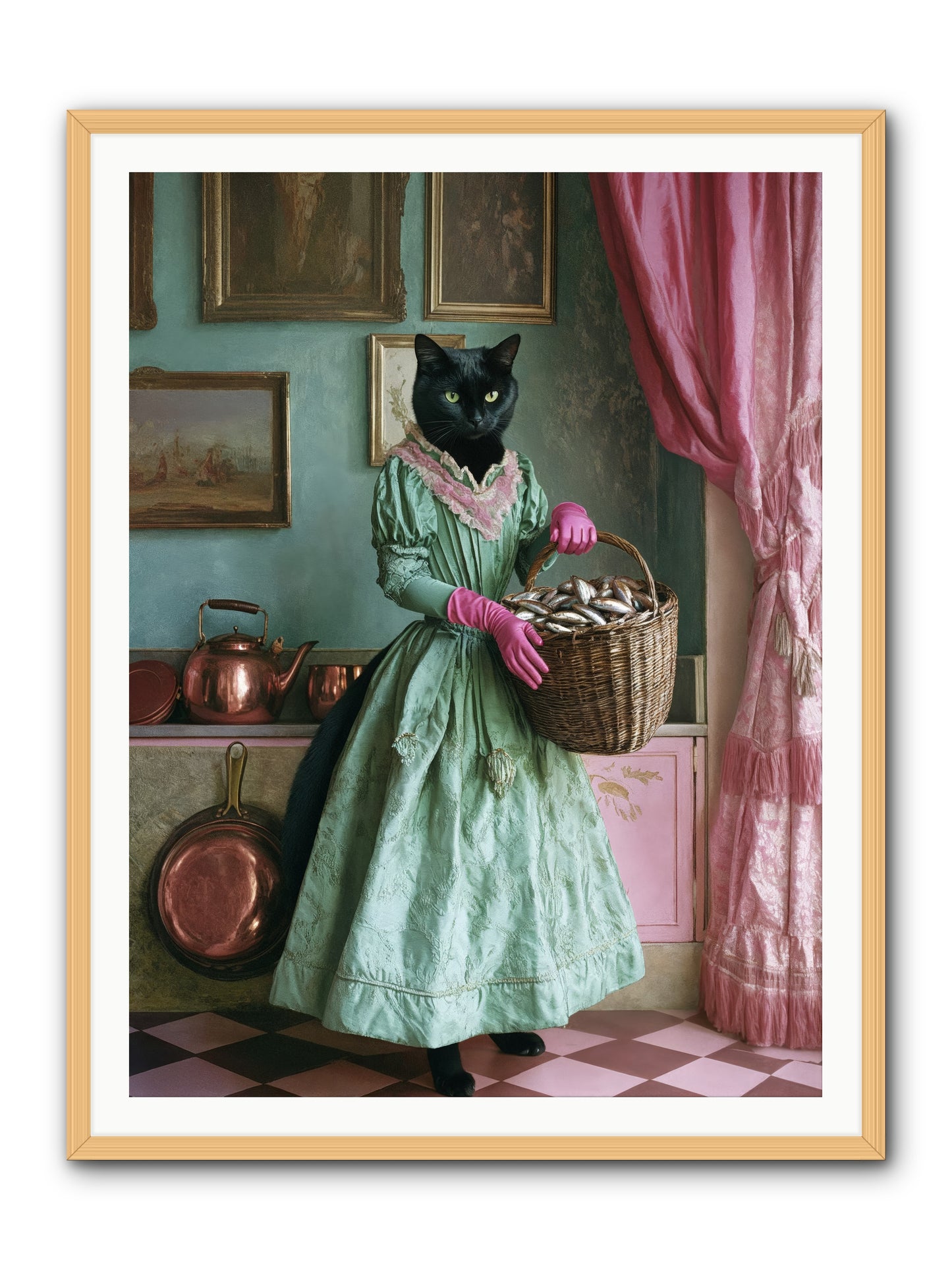 Evening Tastes Like SilverRez -- Framed Print - Natural 36x48