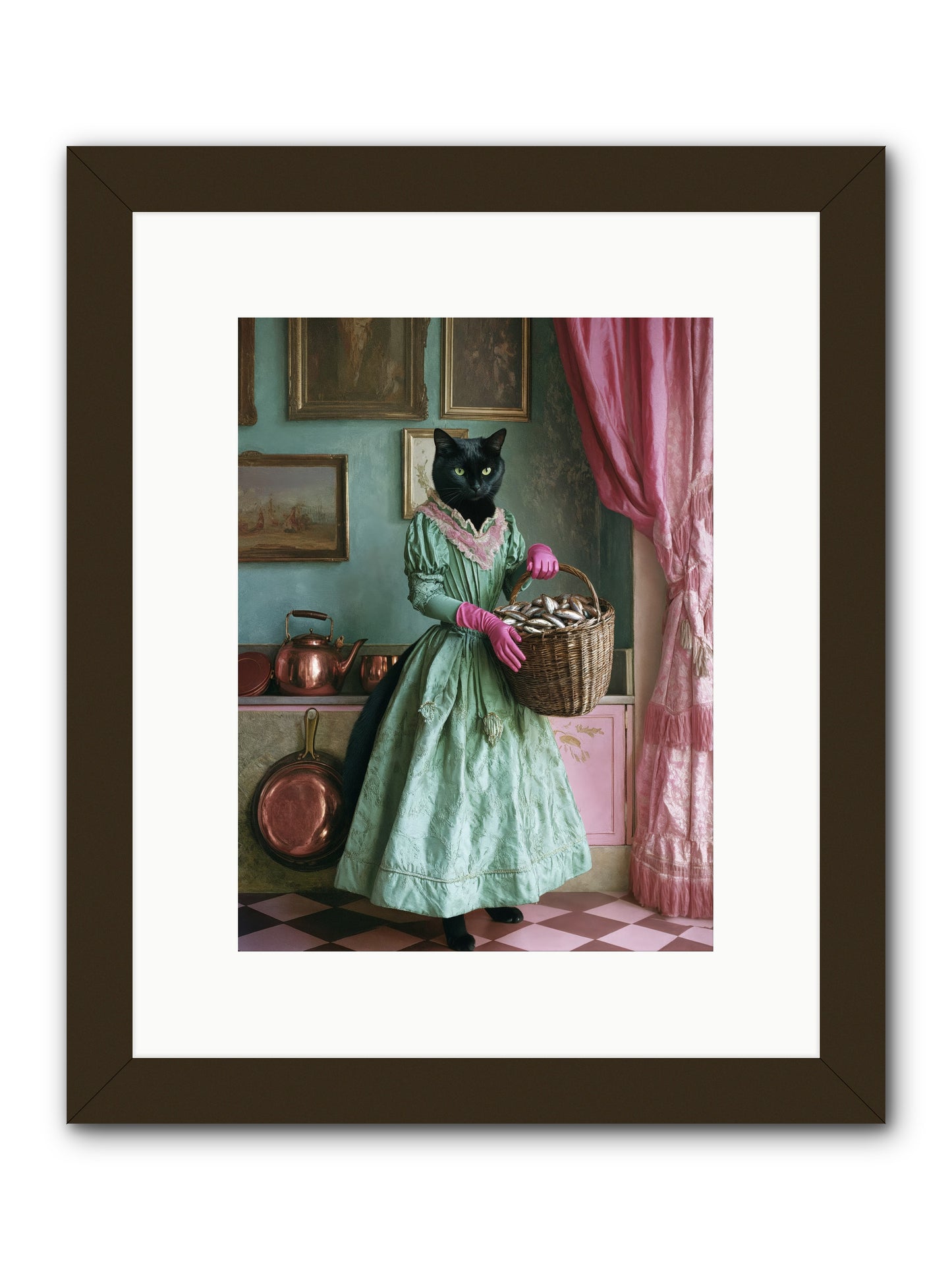 Evening Tastes Like SilverRez -- Framed Print - Black 9x12