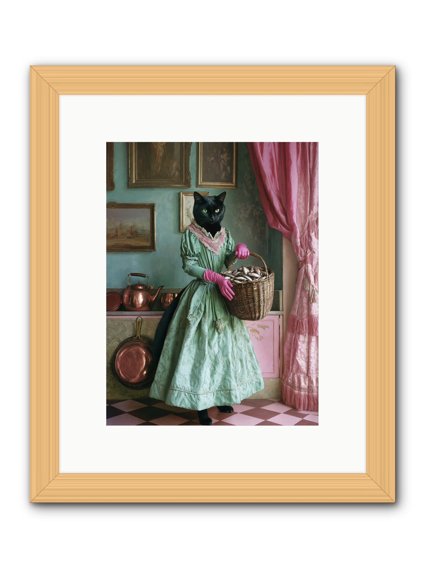 Evening Tastes Like SilverRez -- Framed Print - Natural 9x12