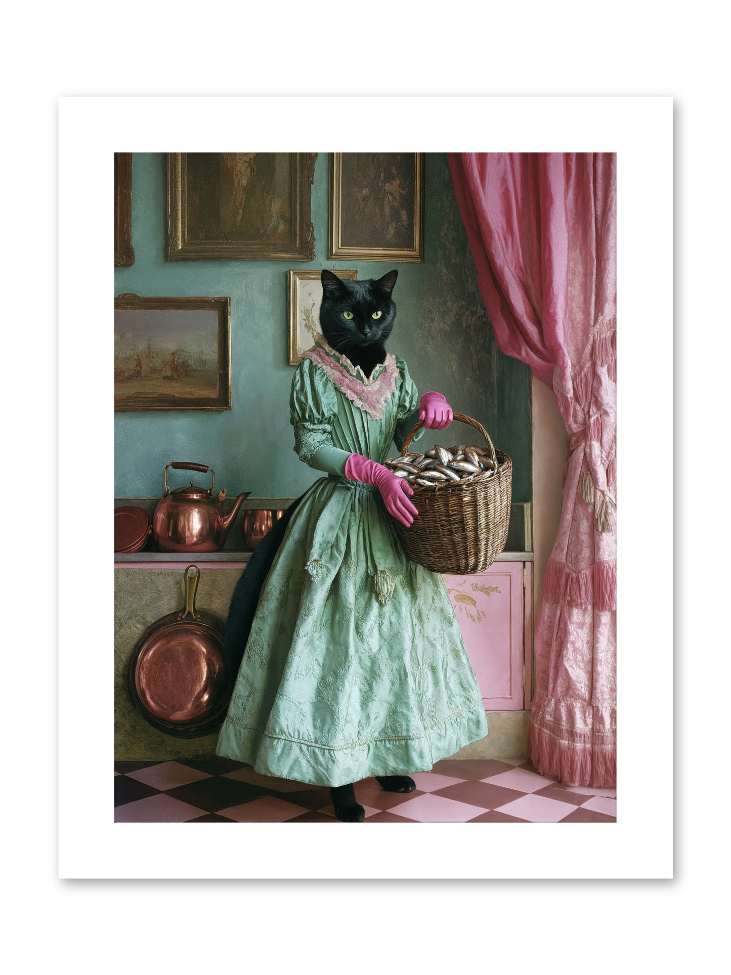Evening Tastes Like SilverRez -- Paper Print 9x12