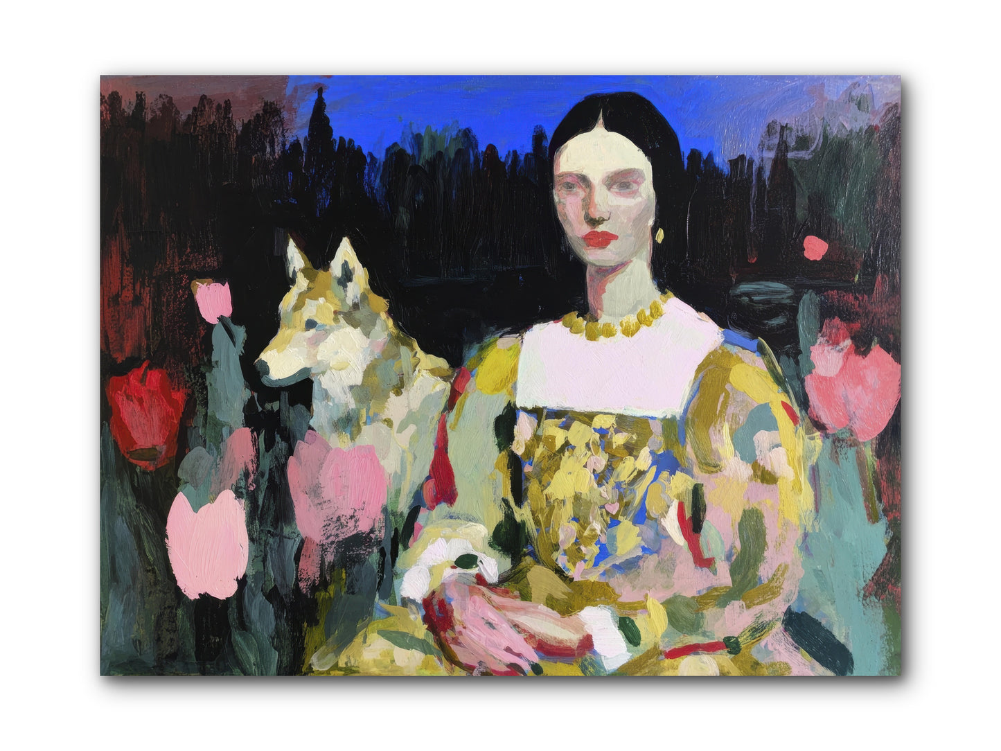 Evening Watching -- Wrapped Canvas 12x9