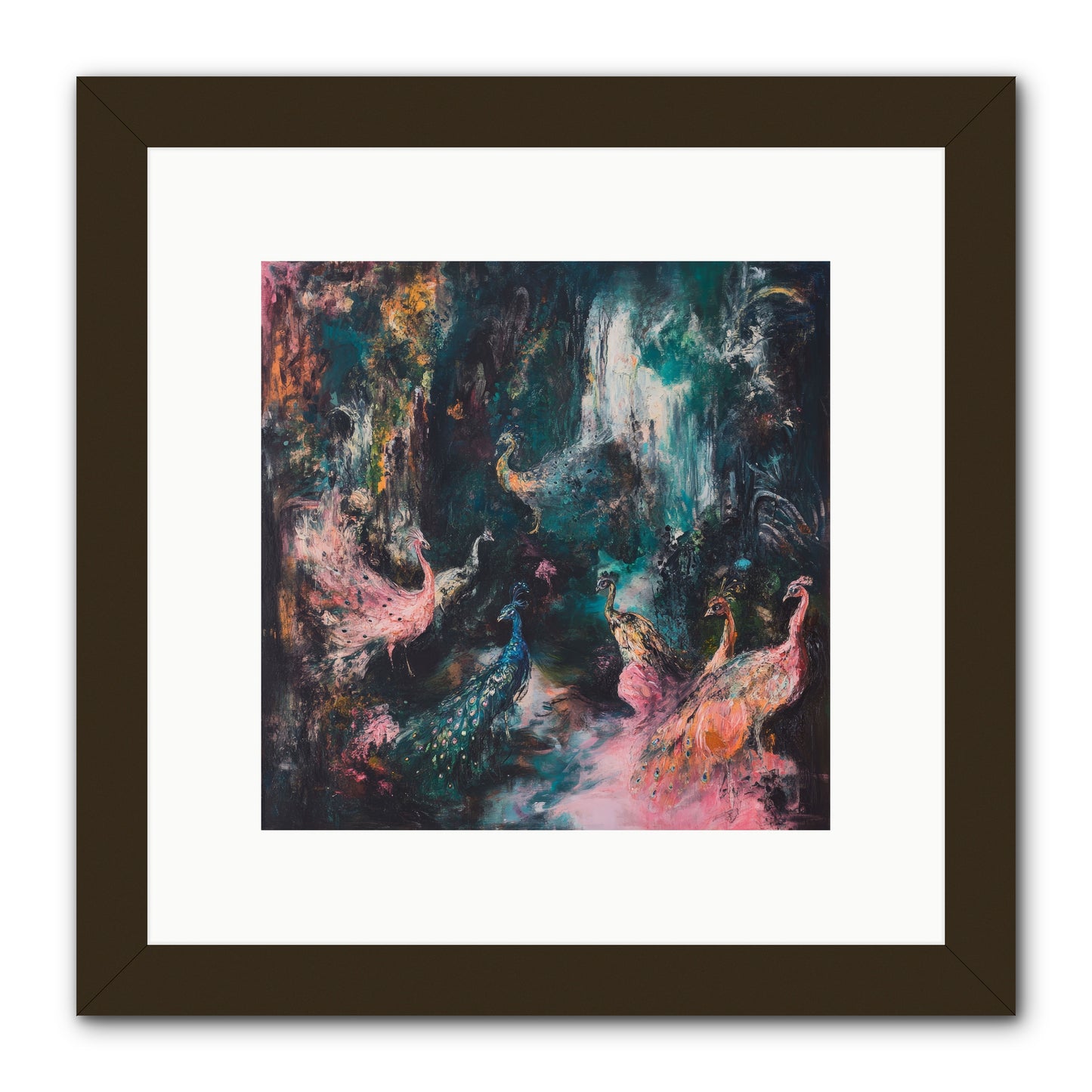 Evening at Kingston -- Framed Print - Black 10x10