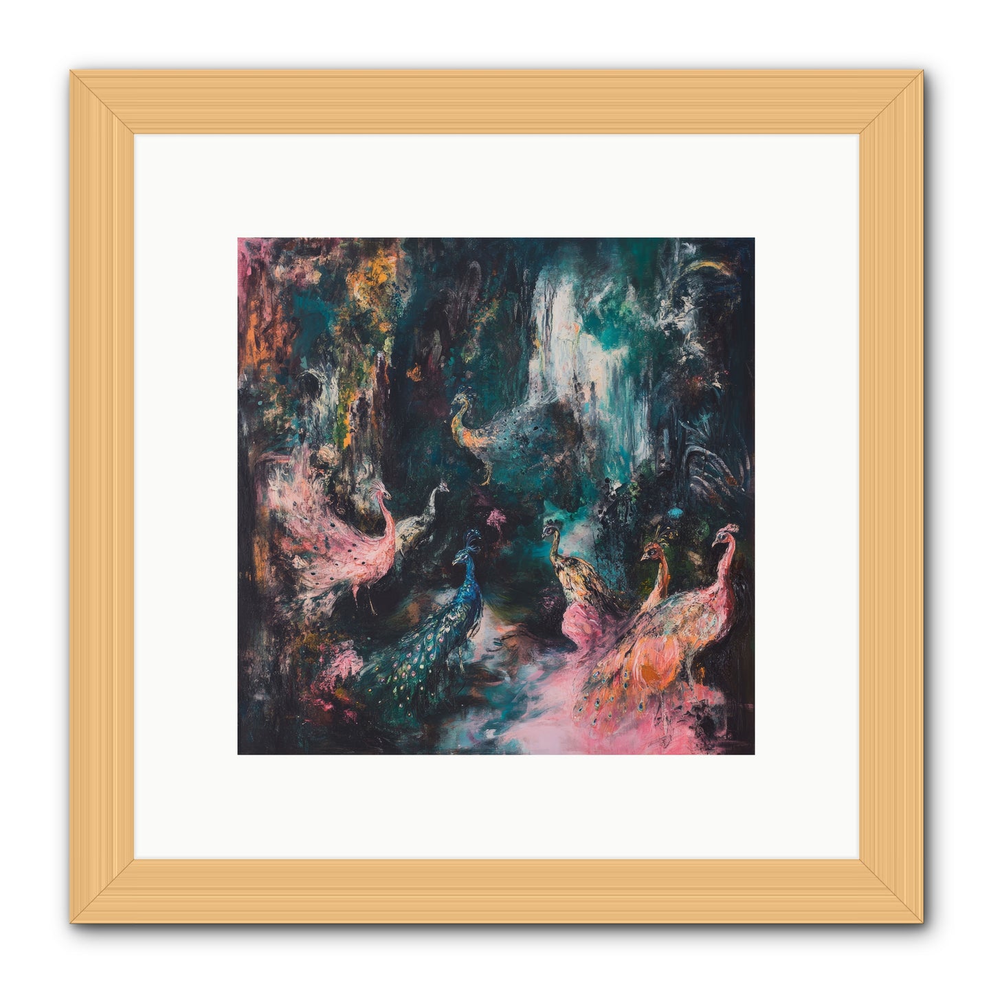 Evening at Kingston -- Framed Print - Natural 10x10