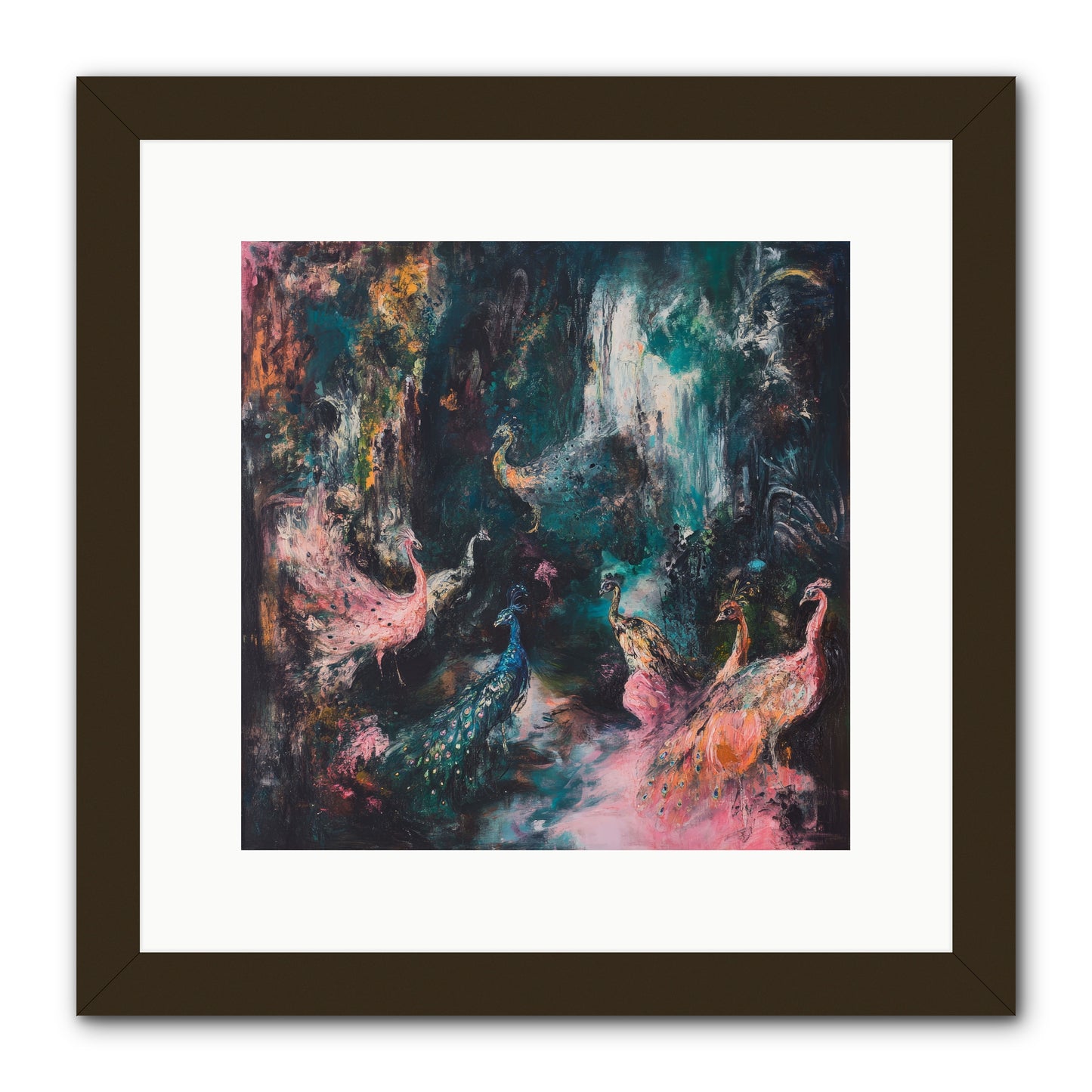 Evening at Kingston -- Framed Print - Black 12x12