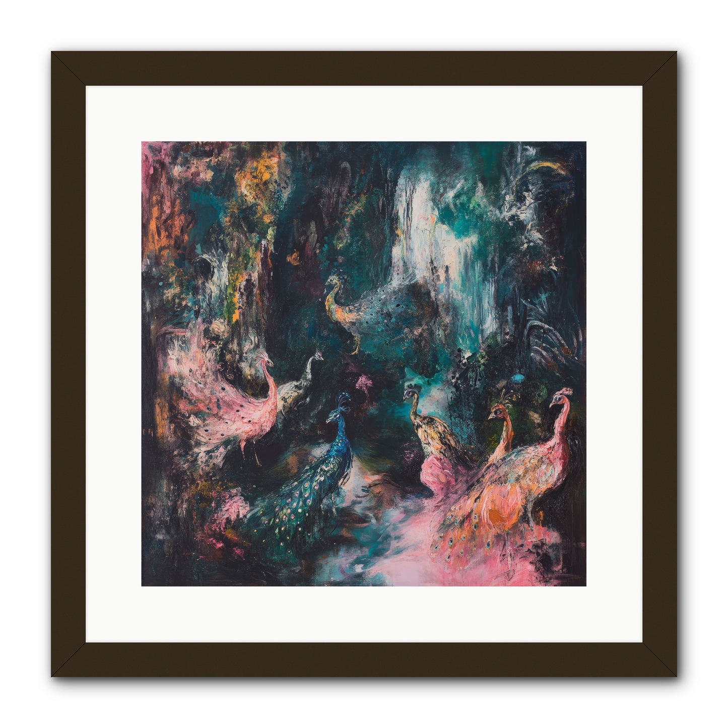 Evening at Kingston -- Framed Print - Black 16x16