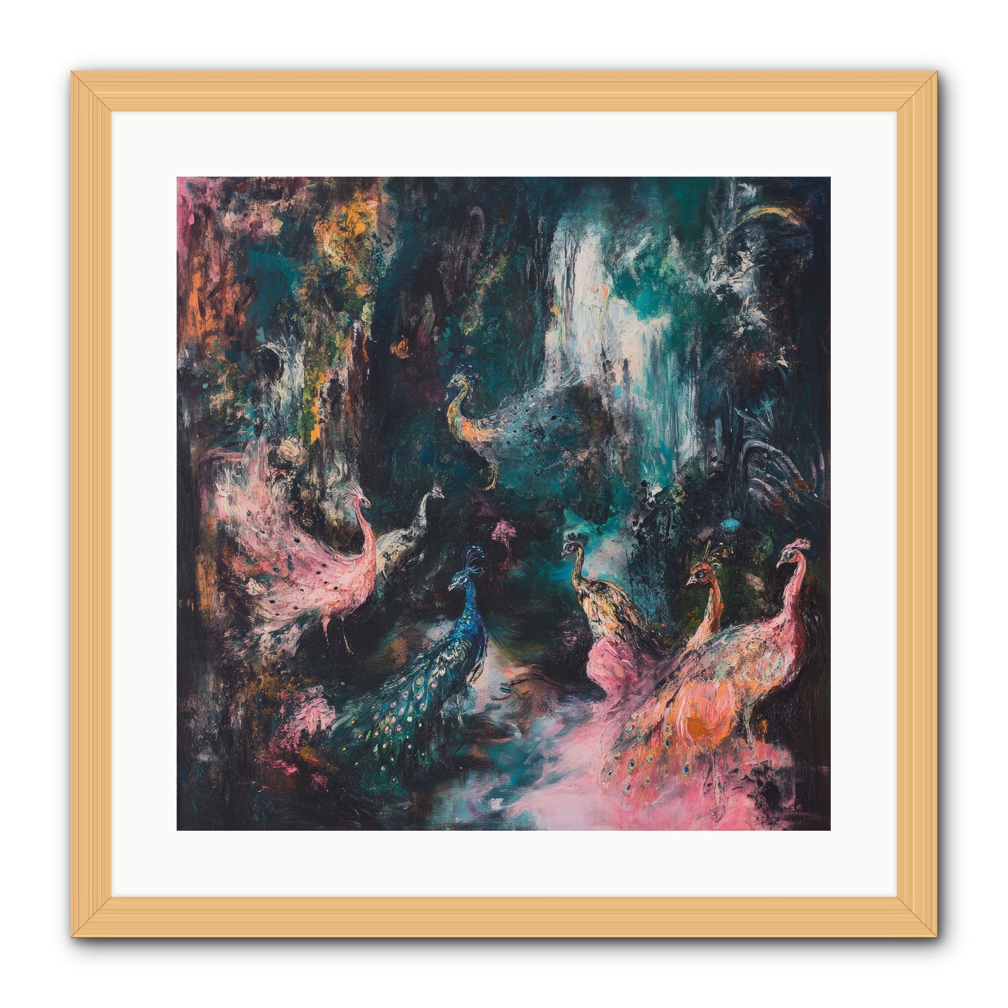 Evening at Kingston -- Framed Print - Natural 20x20
