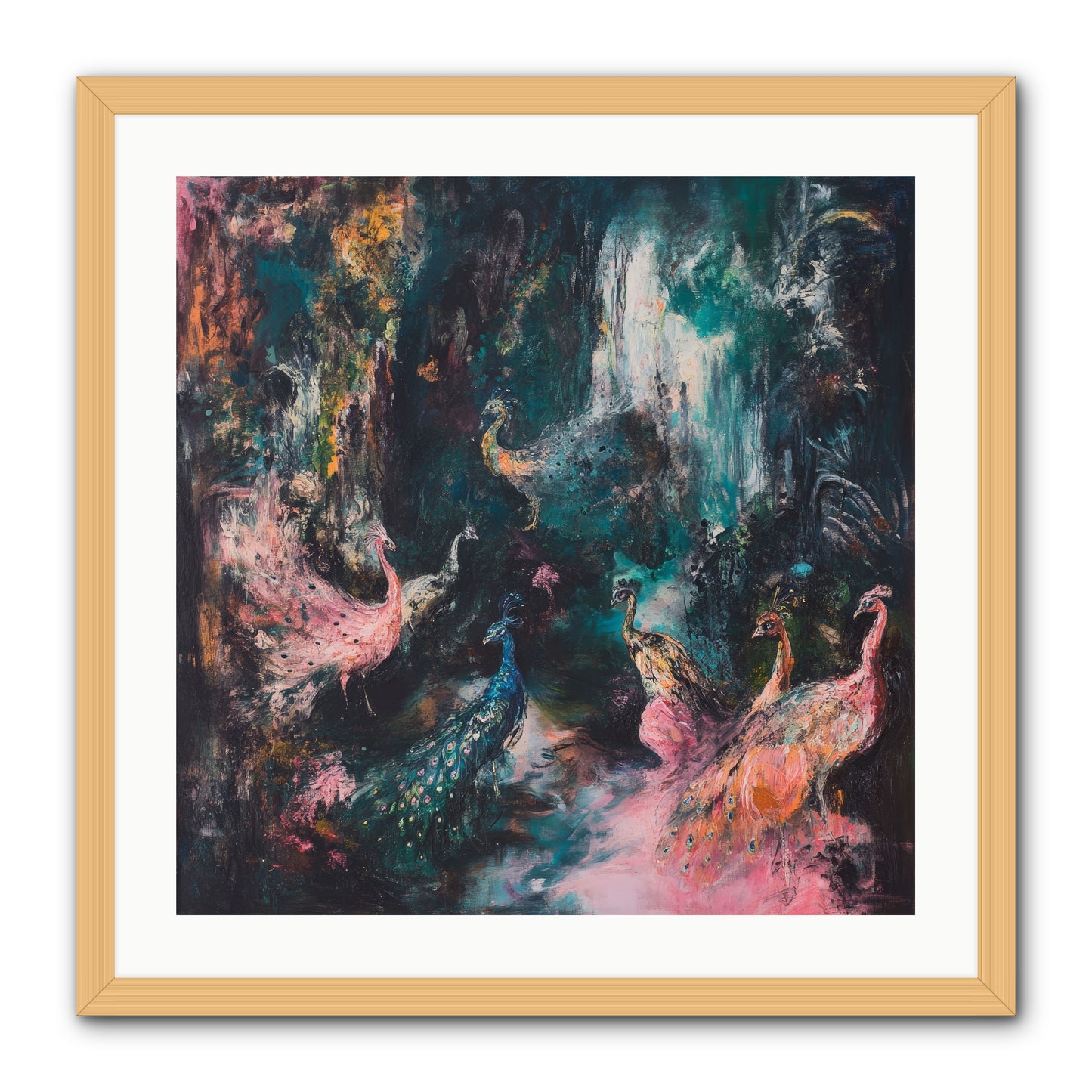 Evening at Kingston -- Framed Print - Natural 24x24