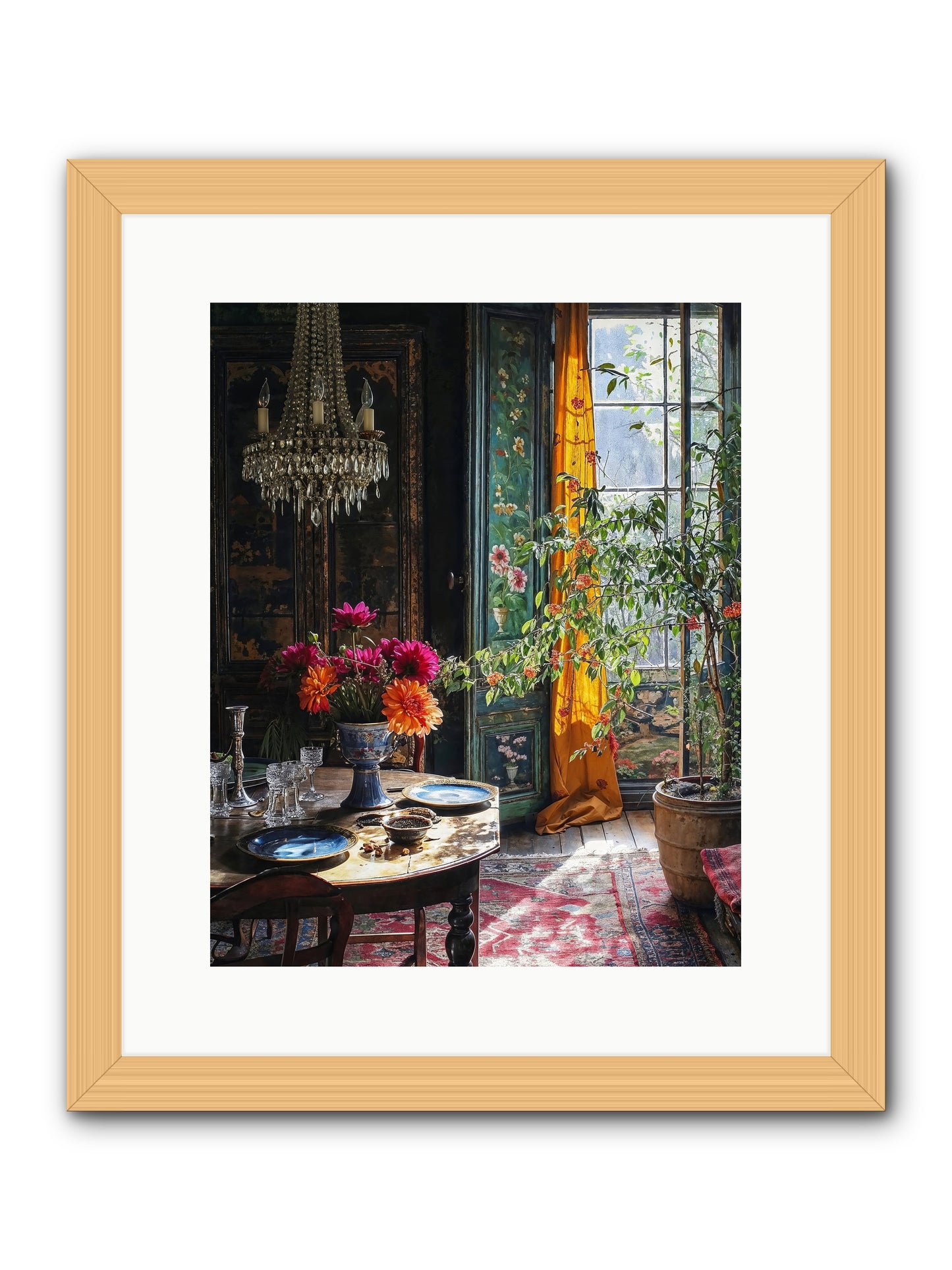 Eventide -- Framed Print - Natural 12x15