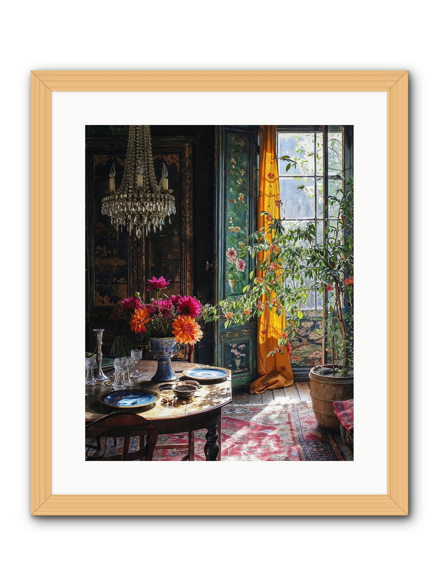 Eventide -- Framed Print - Natural 16x20