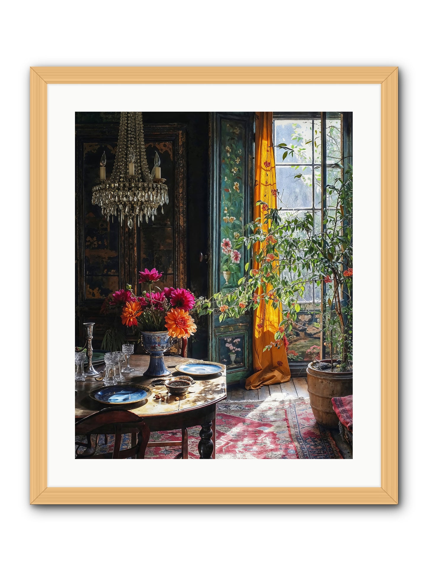 Eventide -- Framed Print - Natural 20x25
