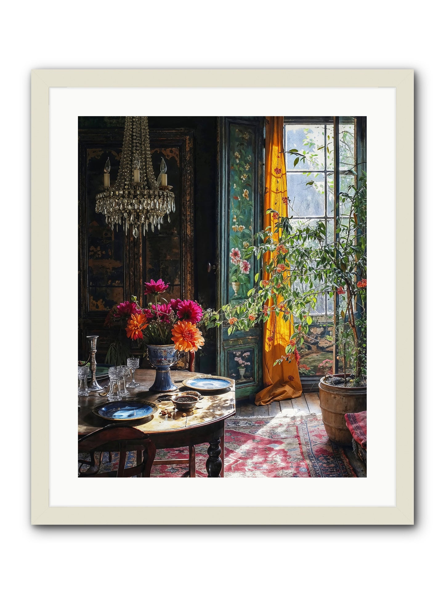 Eventide -- Framed Print - White 20x25