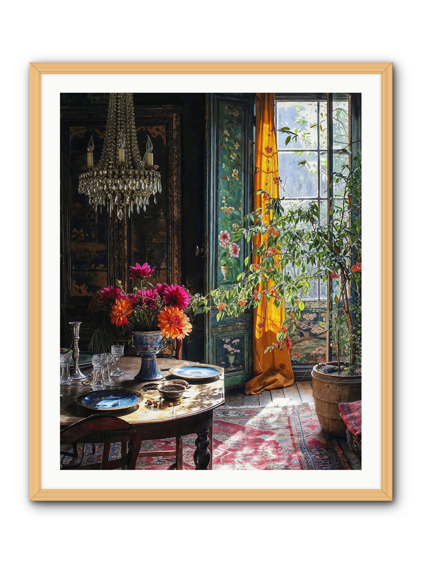 Eventide -- Framed Print - Natural 32x40