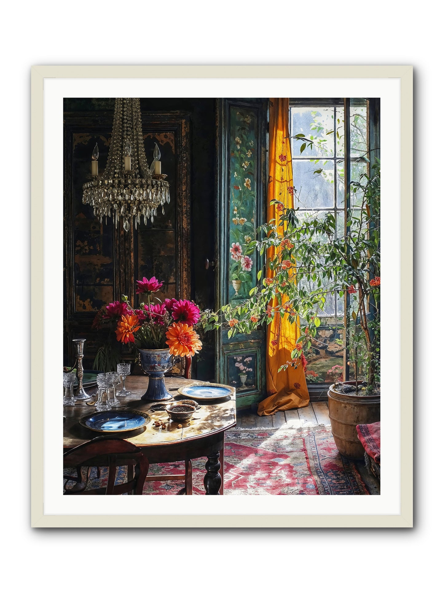 Eventide -- Framed Print - White 32x40