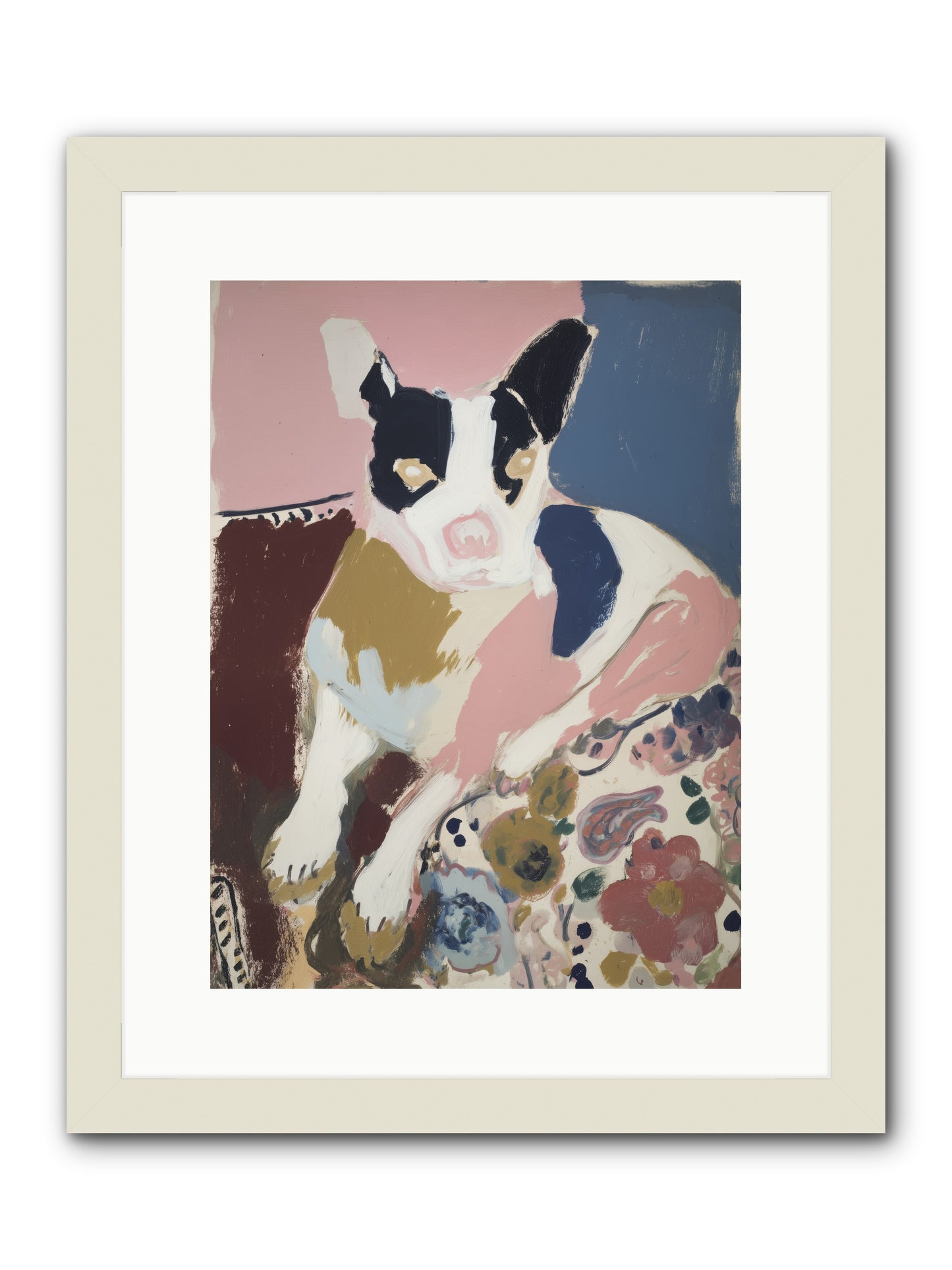 Ever Soft Landing -- Framed Print - White 12x16