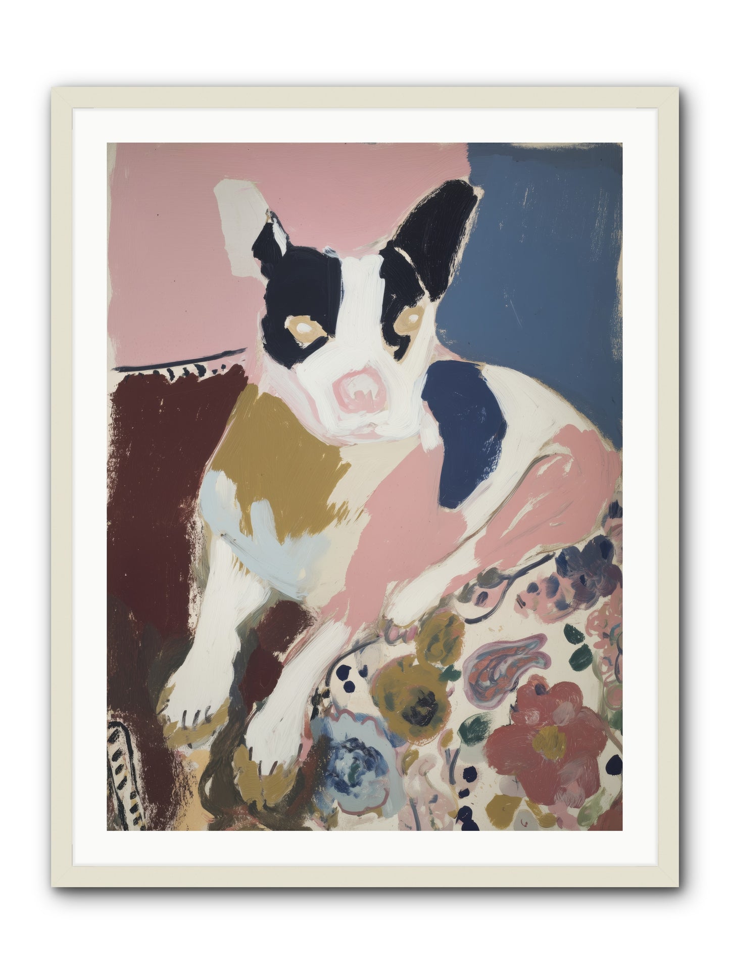 Ever Soft Landing -- Framed Print - White 30x40
