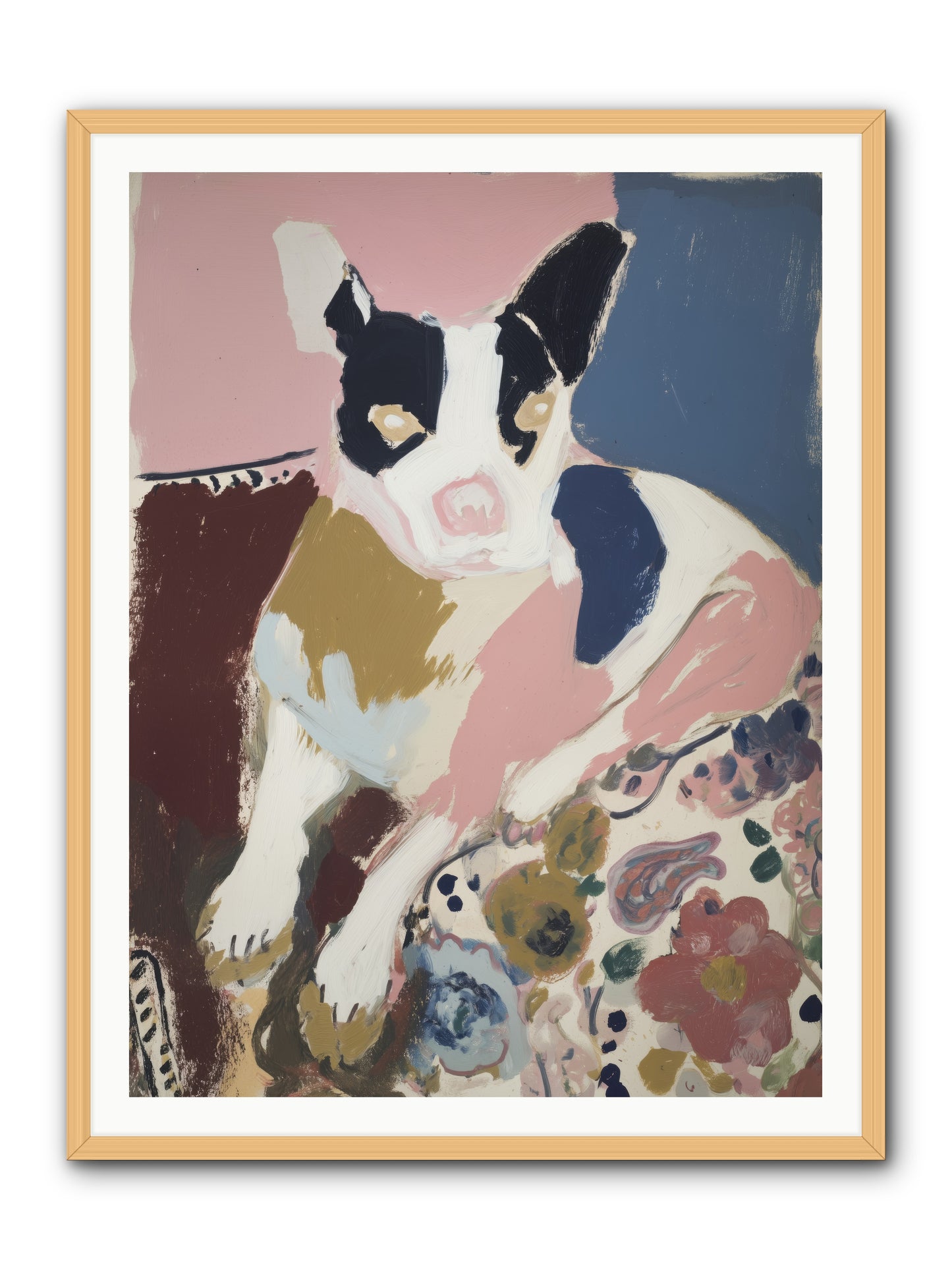 Ever Soft Landing -- Framed Print - Natural 36x48