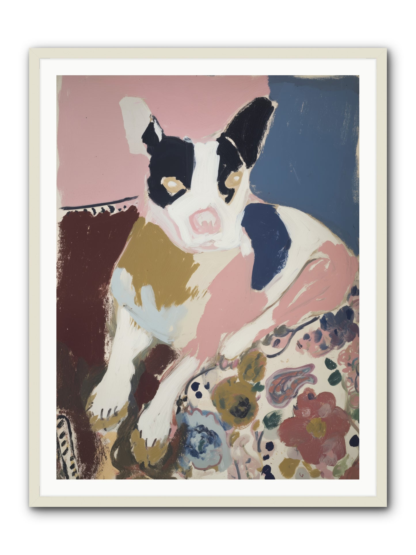 Ever Soft Landing -- Framed Print - White 36x48