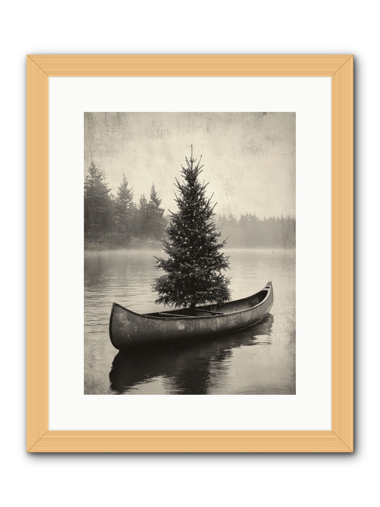 Evergreen Dreams -- Framed Print - Natural 12x16