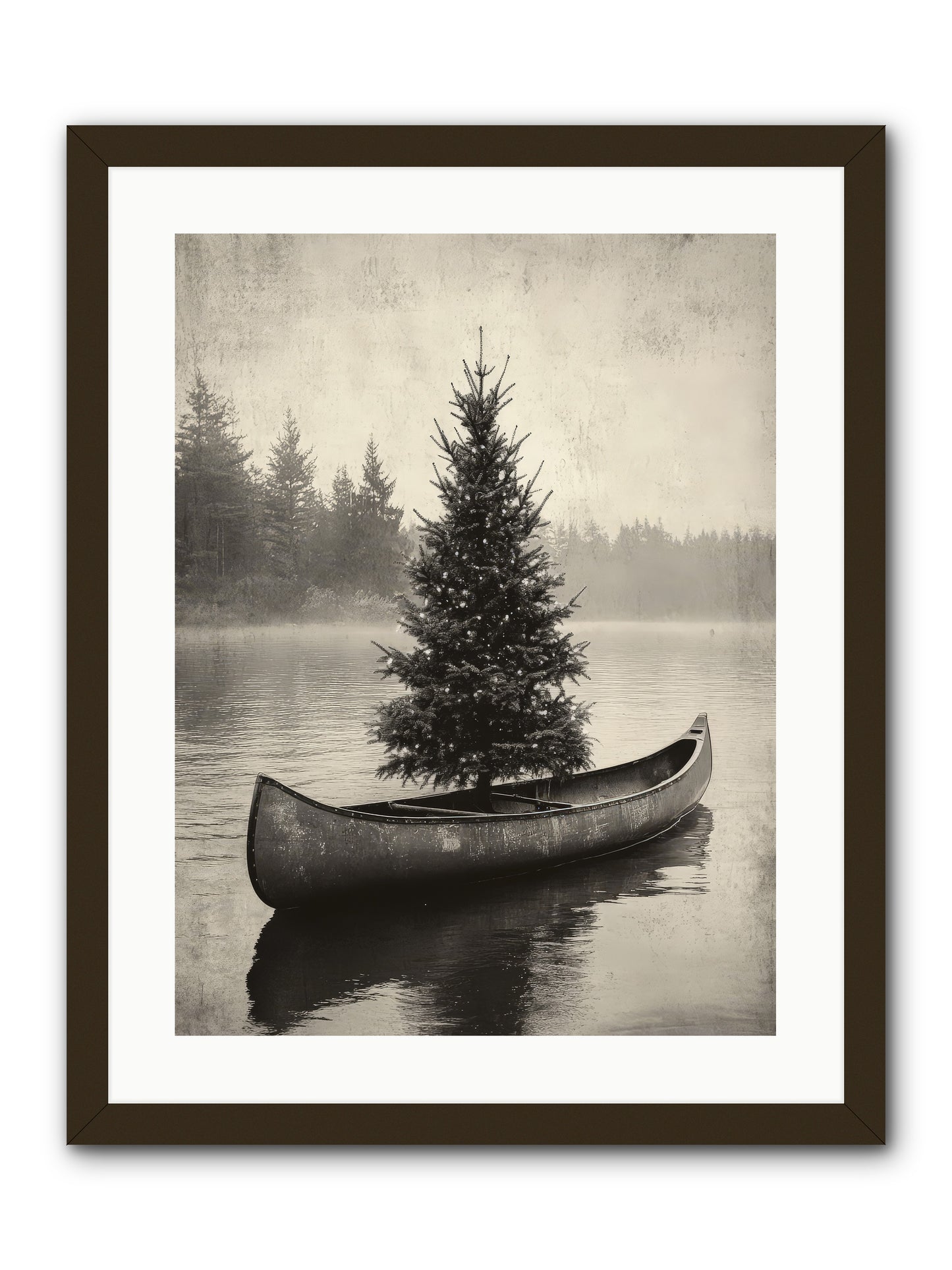 Evergreen Dreams -- Framed Print - Black 18x24
