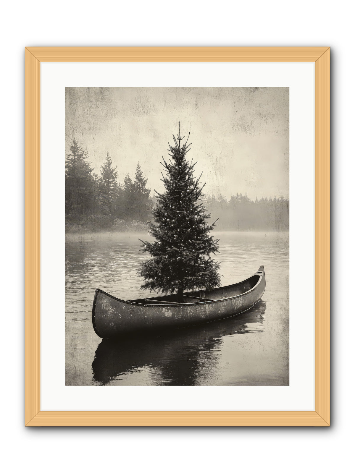 Evergreen Dreams -- Framed Print - Natural 18x24